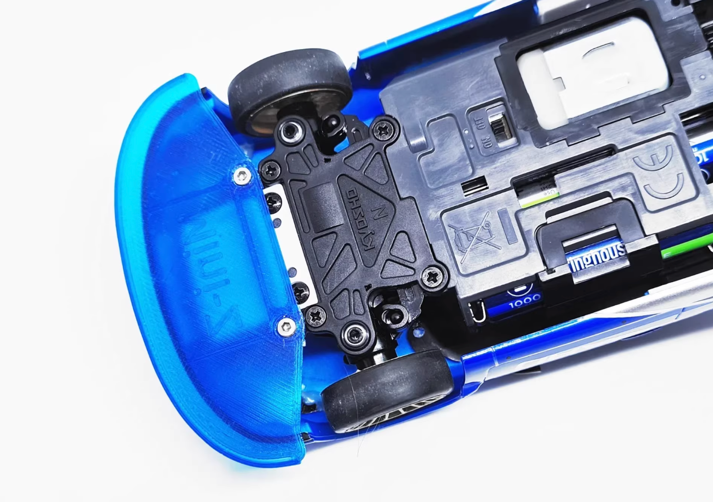 Kyosho Mini-Z MA020S Front Bumper – TPU Soft Rubber | Fits AWD Subaru Impreza WRC 2008 Body