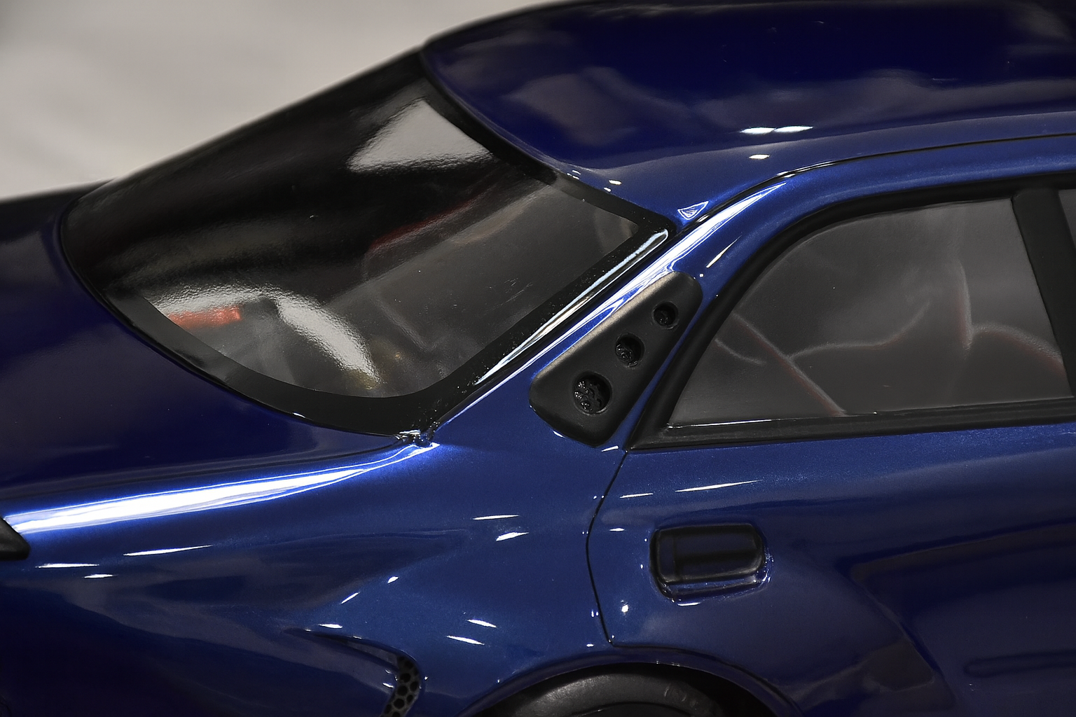 Toyota Chaser JZX100 1/10 RC Drift Body Shell – Deep Blue Widebody with LED Lights (JDM Style)