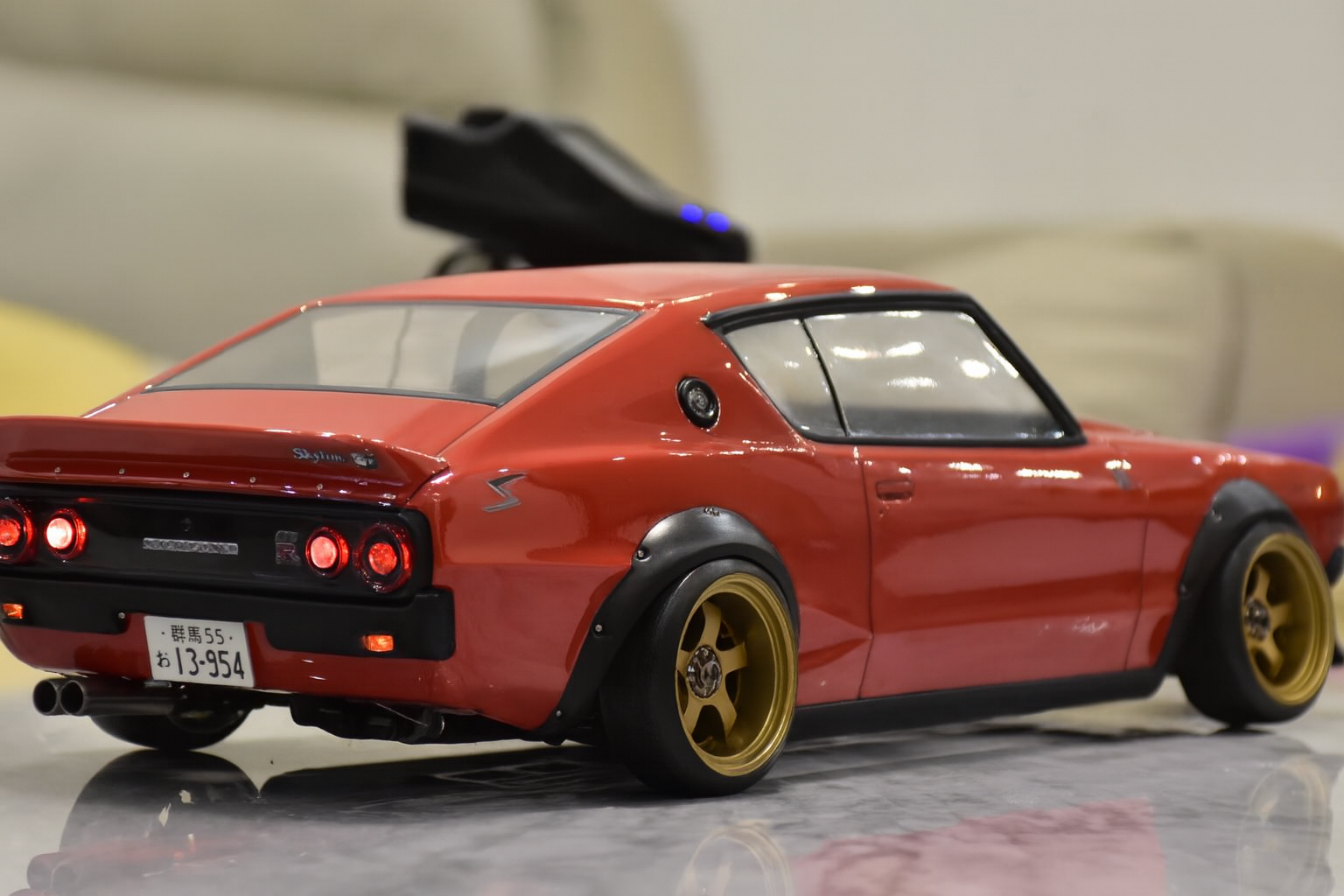 Pandora Nissan Skyline 2000GT-R 1/10 RC Drift Body Shell – Custom Linked LED Edition (JDM Classic)