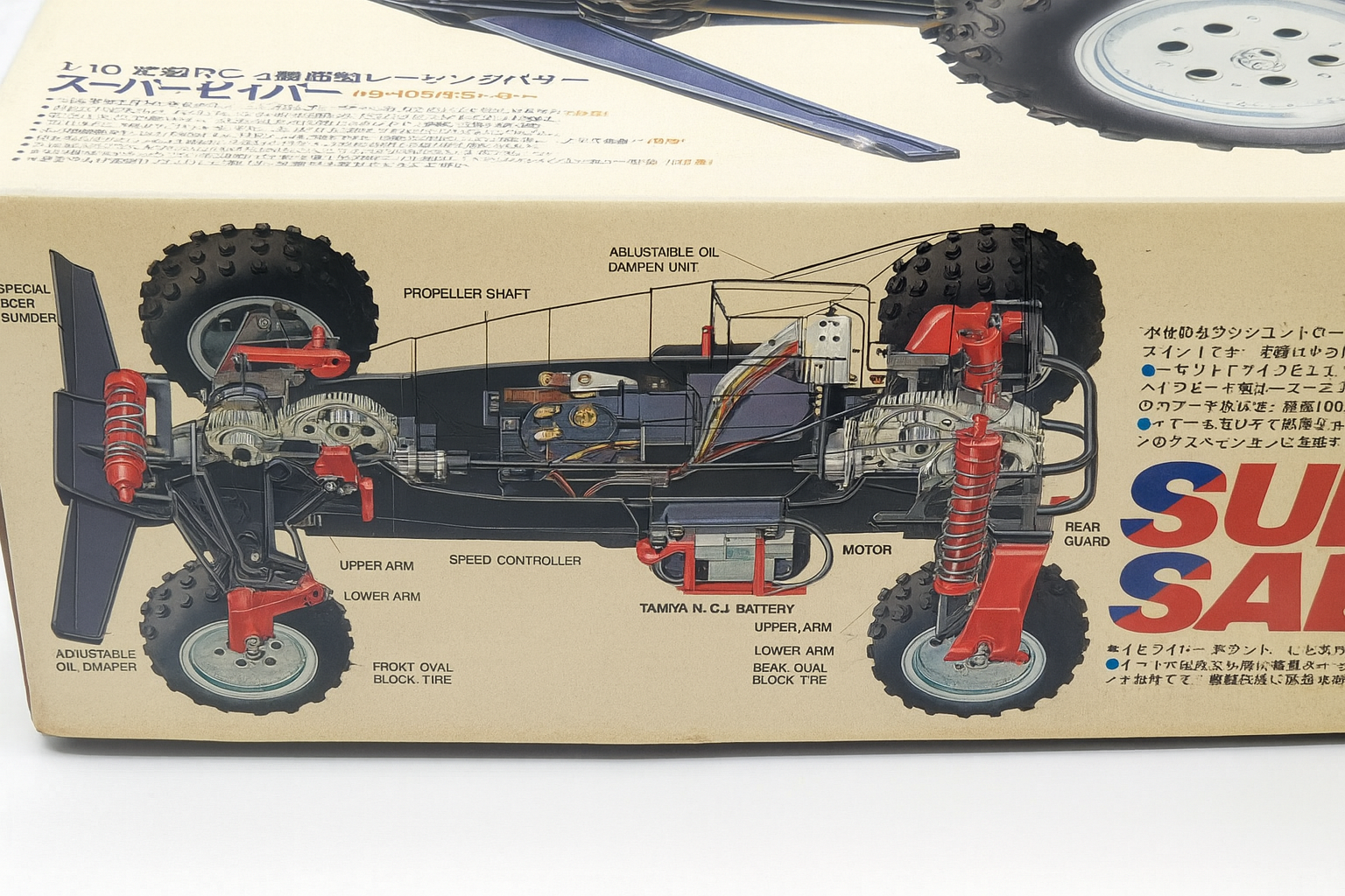 Tamiya Super Sabre 1/10 4WD Off-Road Buggy – Vintage Collector’s Original 628 Edition (Rare)