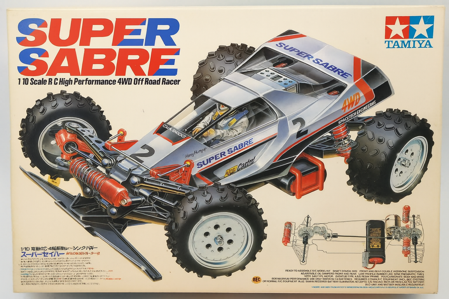 Tamiya Super Sabre 1/10 4WD Off-Road Buggy – Vintage Collector’s Original 628 Edition (Rare)