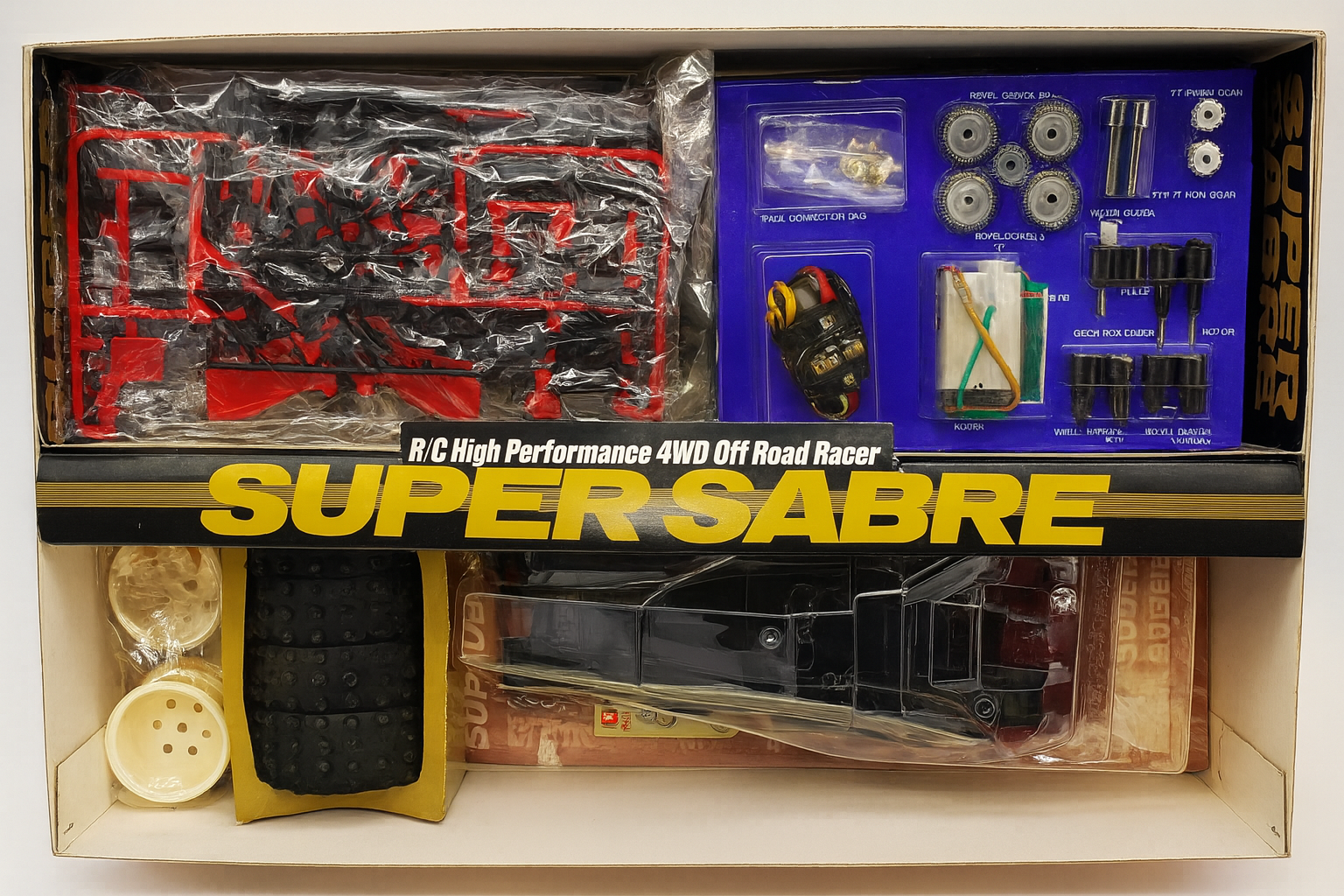 Tamiya Super Sabre 1/10 4WD Off-Road Buggy – Vintage Collector’s Original 628 Edition (Rare)