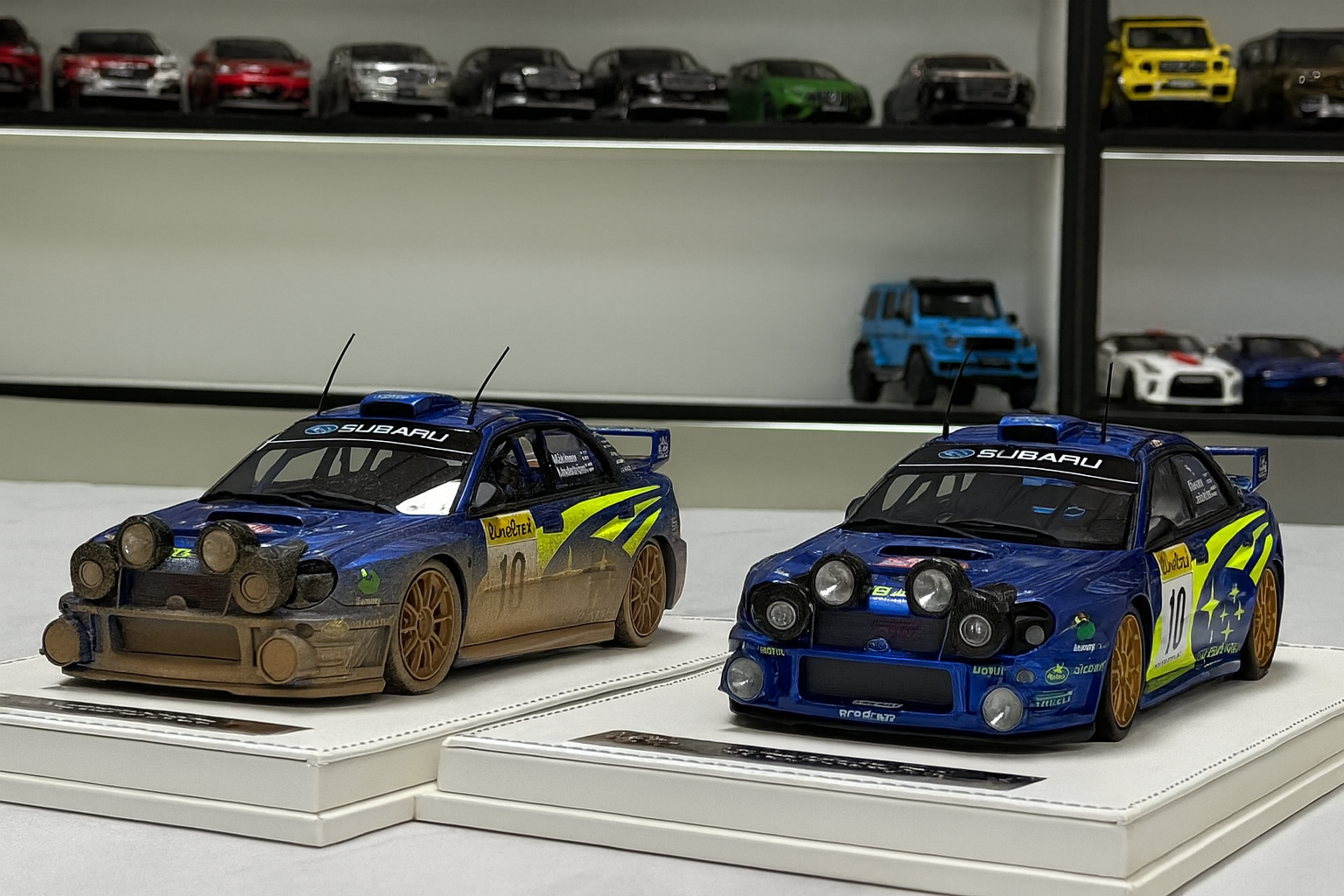 1/18 Subaru Impreza STI WRC 2002 Monte Carlo Rally Resin Model Car – New Collectible