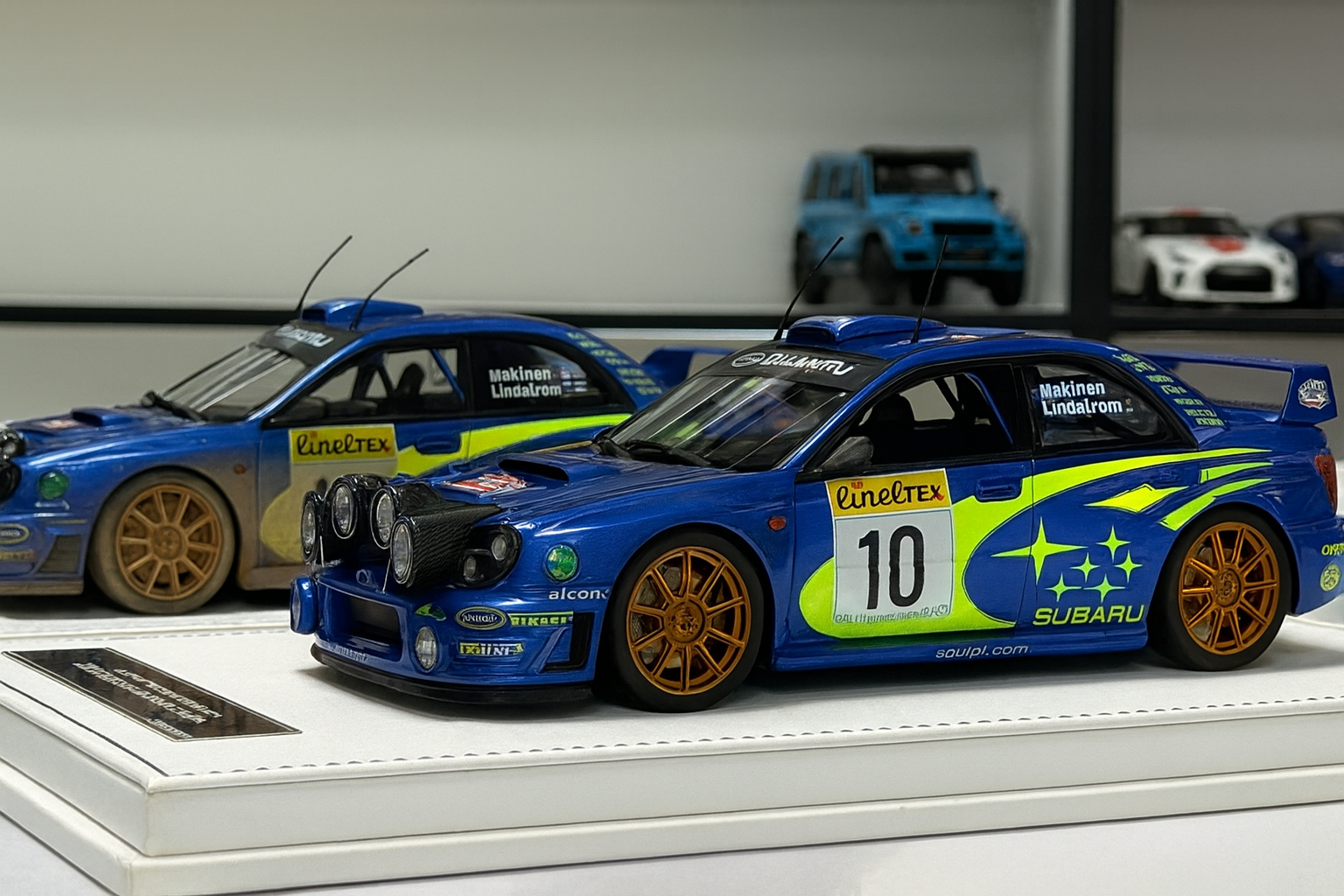 1/18 Subaru Impreza STI WRC 2002 Monte Carlo Rally Resin Model Car – New Collectible