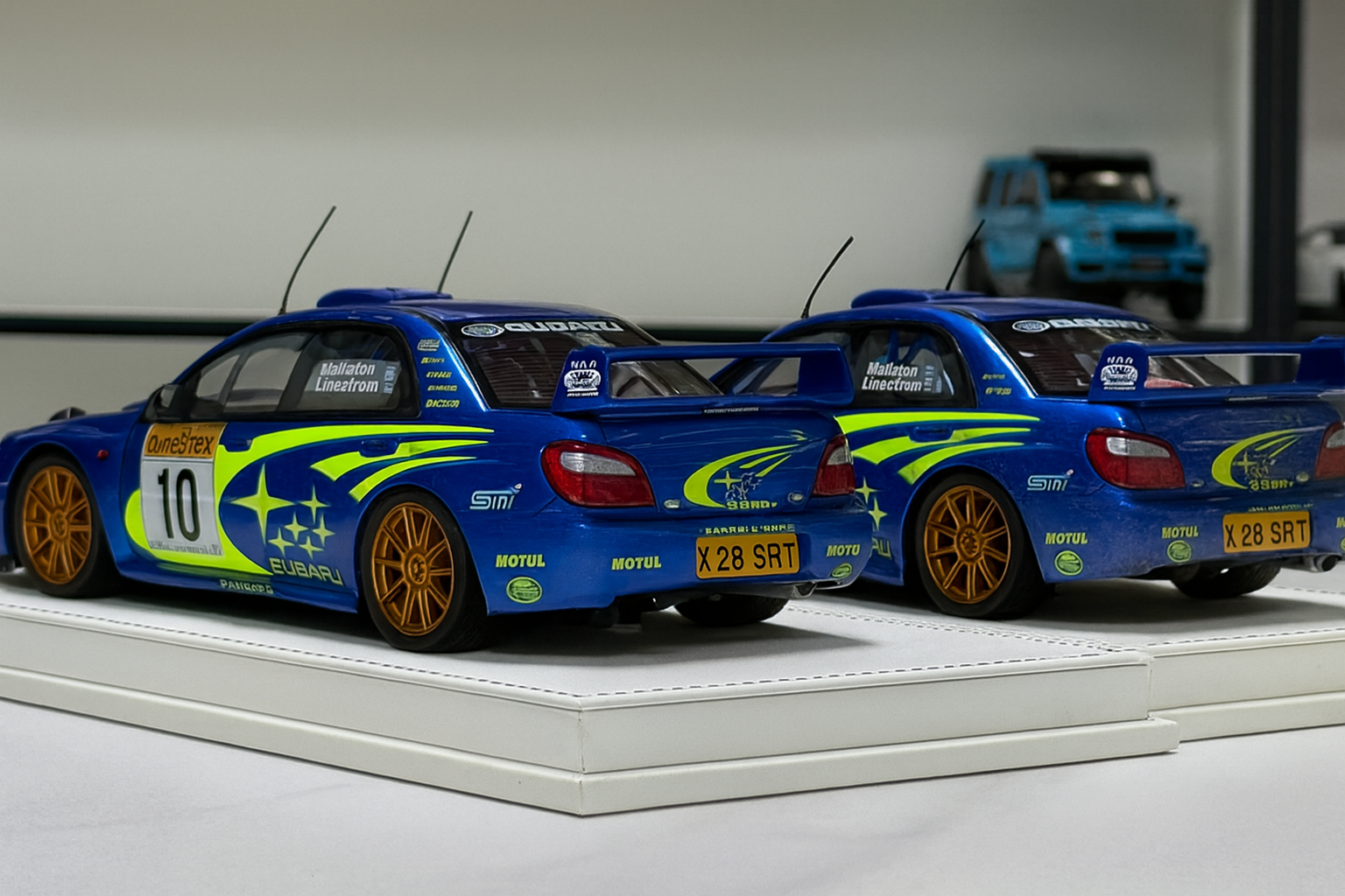 1/18 Subaru Impreza STI WRC 2002 Monte Carlo Rally Resin Model Car – New Collectible