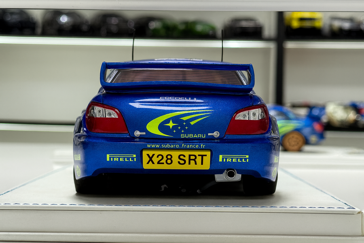 1/18 Subaru Impreza STI WRC 2002 Monte Carlo Rally Resin Model Car – New Collectible