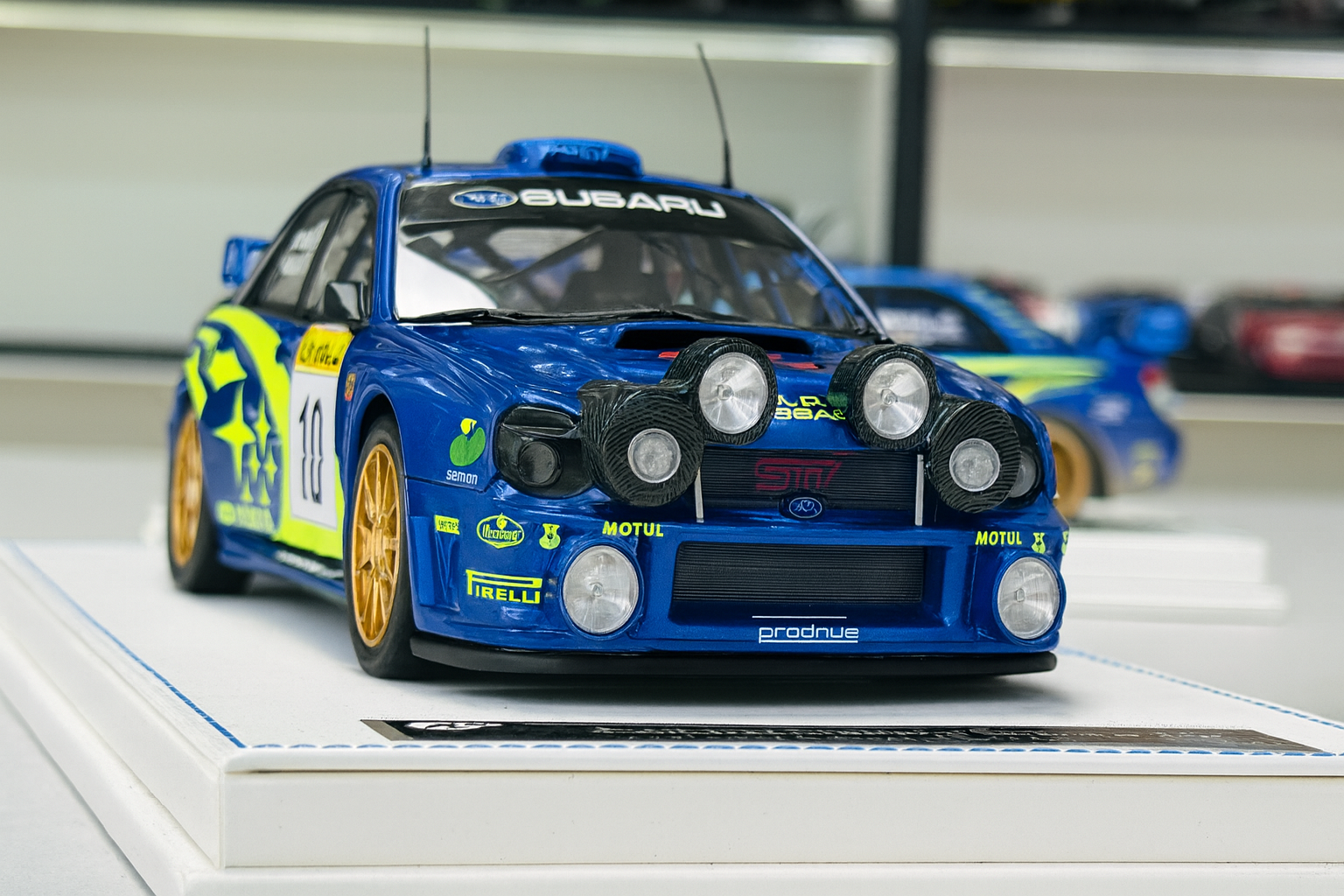 1/18 Subaru Impreza STI WRC 2002 Monte Carlo Rally Resin Model Car – New Collectible