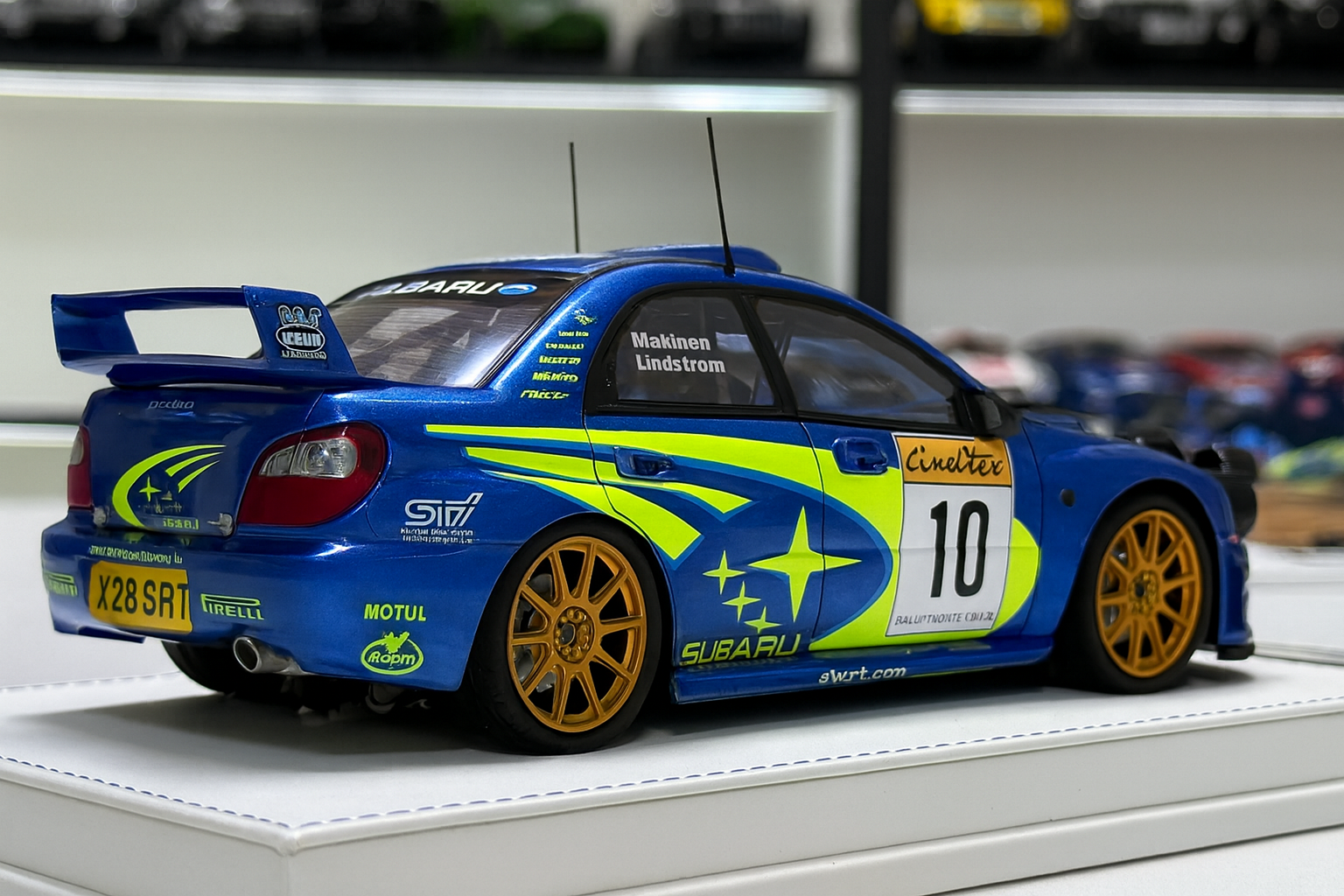 1/18 Subaru Impreza STI WRC 2002 Monte Carlo Rally Resin Model Car – New Collectible