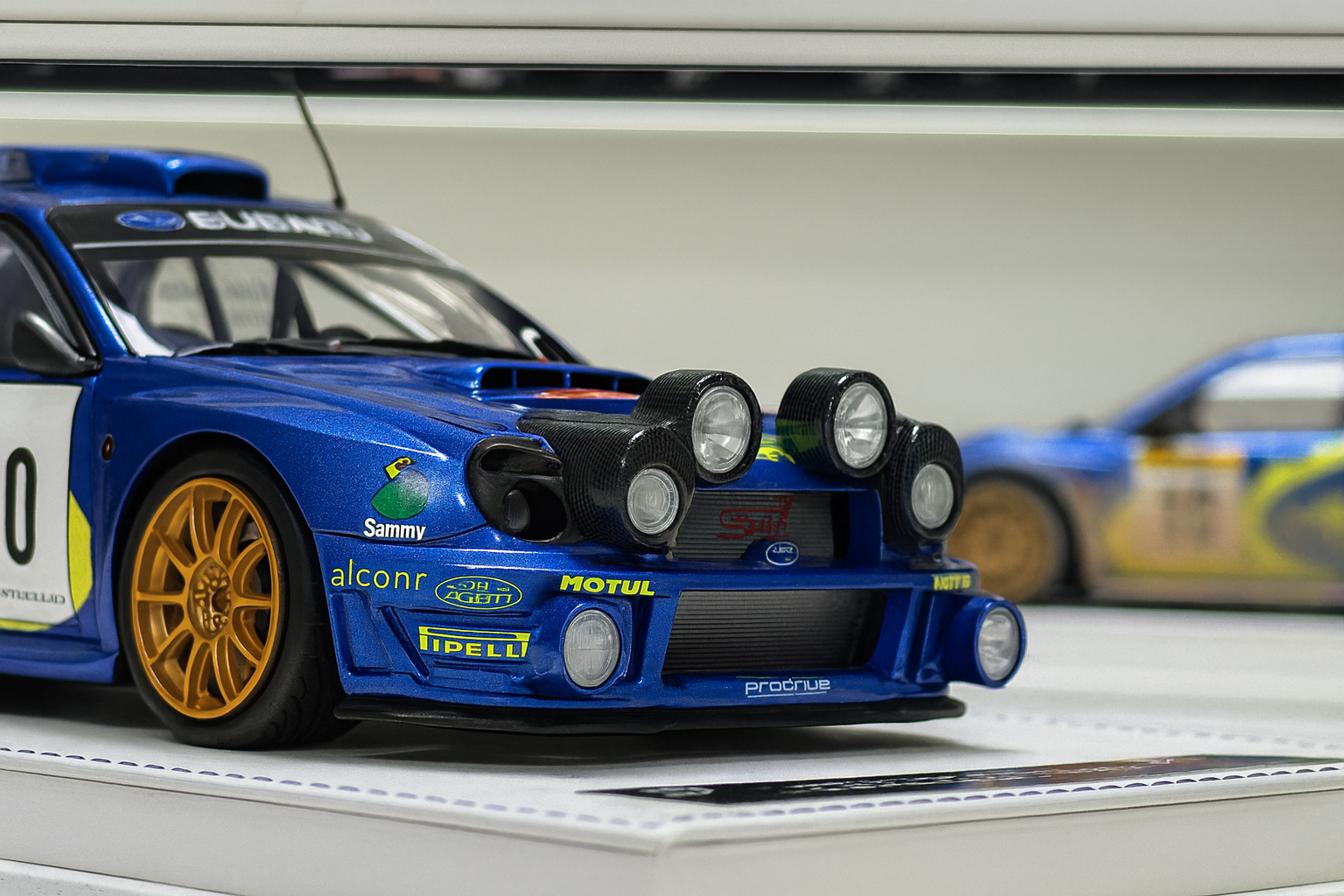 1/18 Subaru Impreza STI WRC 2002 Monte Carlo Rally Resin Model Car – New Collectible