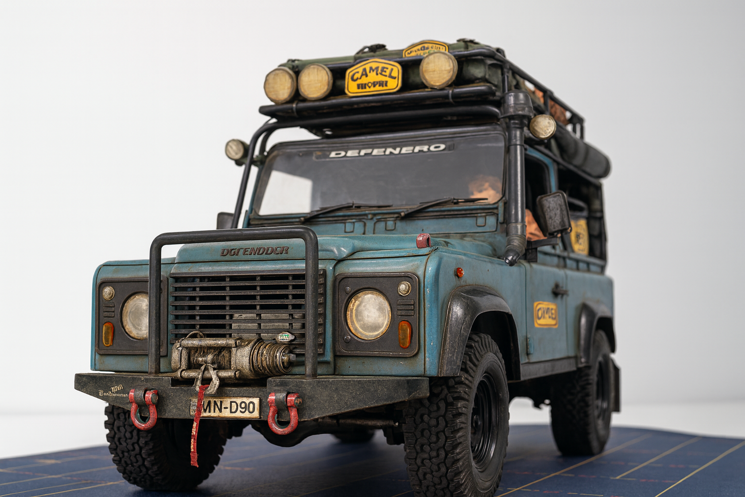 Rare RC4WD D90 Defender RTR – Czech Import Chassis, AT Tires, LED, Ready to Run (No Battery)