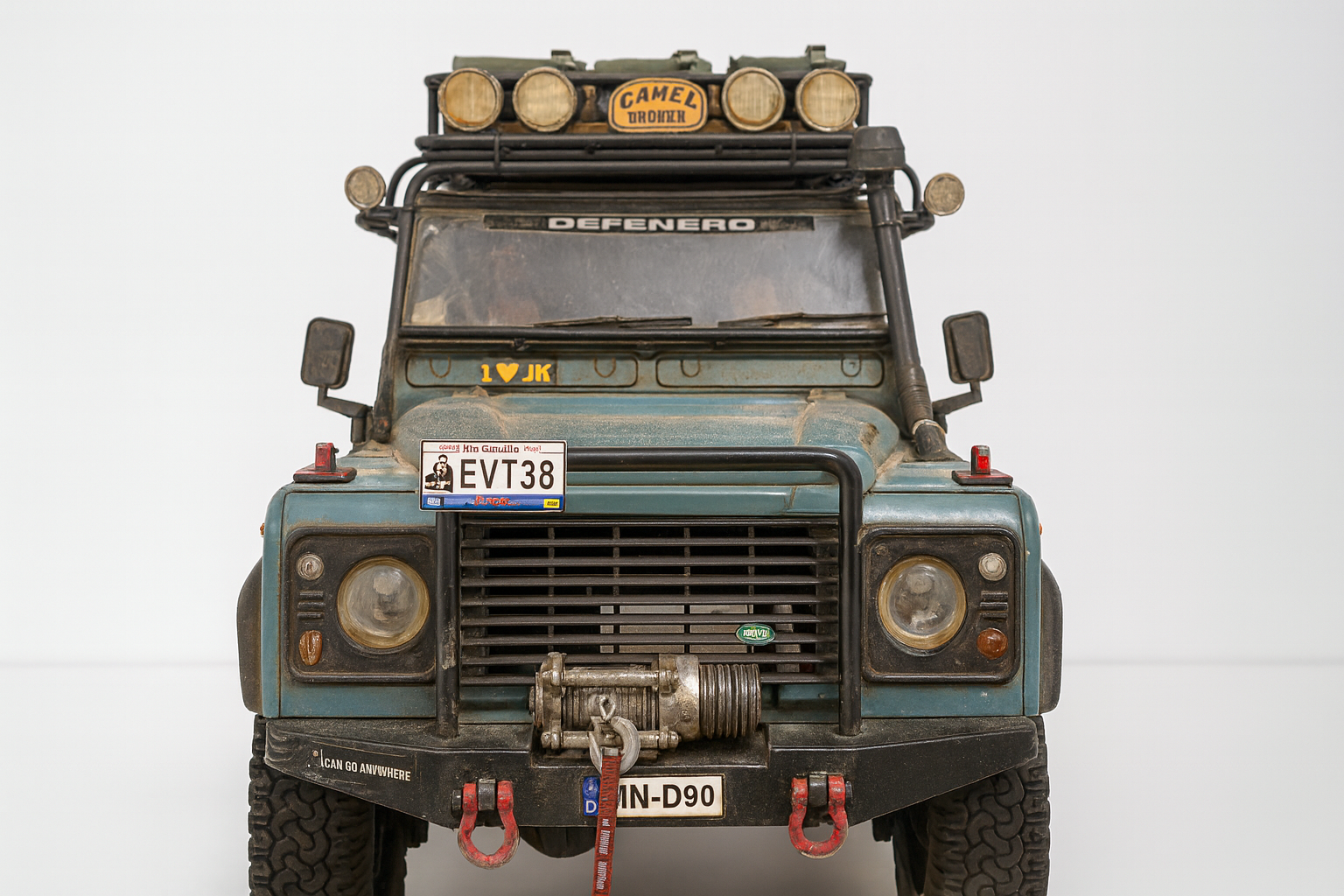 Rare RC4WD D90 Defender RTR – Czech Import Chassis, AT Tires, LED, Ready to Run (No Battery)