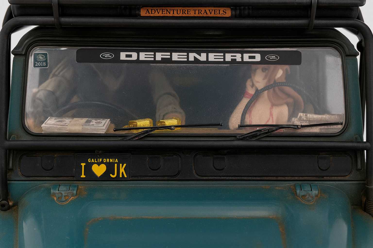 Rare RC4WD D90 Defender RTR – Czech Import Chassis, AT Tires, LED, Ready to Run (No Battery)