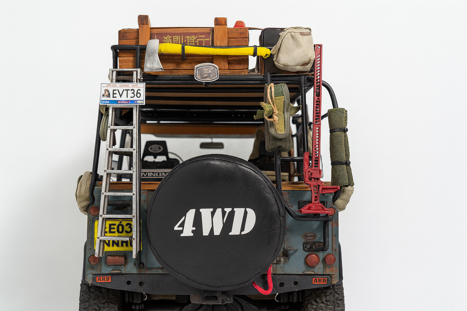 Rare RC4WD D90 Defender RTR – Czech Import Chassis, AT Tires, LED, Ready to Run (No Battery)