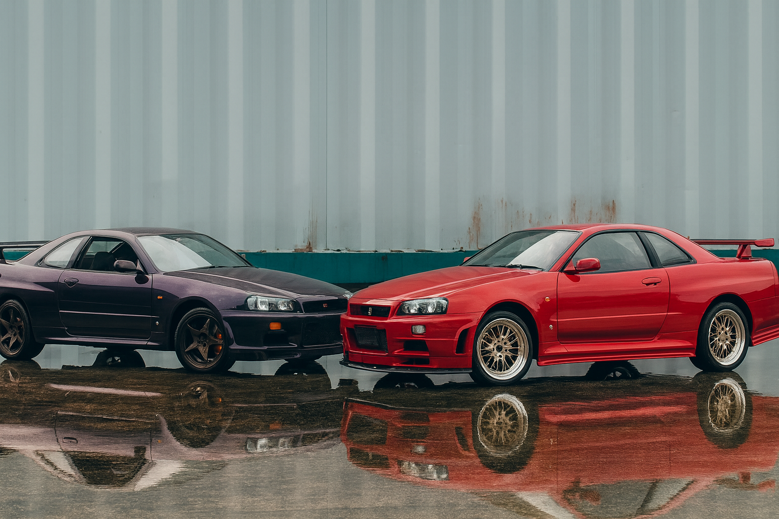 Capo 1/8 Nissan Skyline GT-R R34 Z-Tune Electric RC Model Car – Metal Detailing & LED Lights