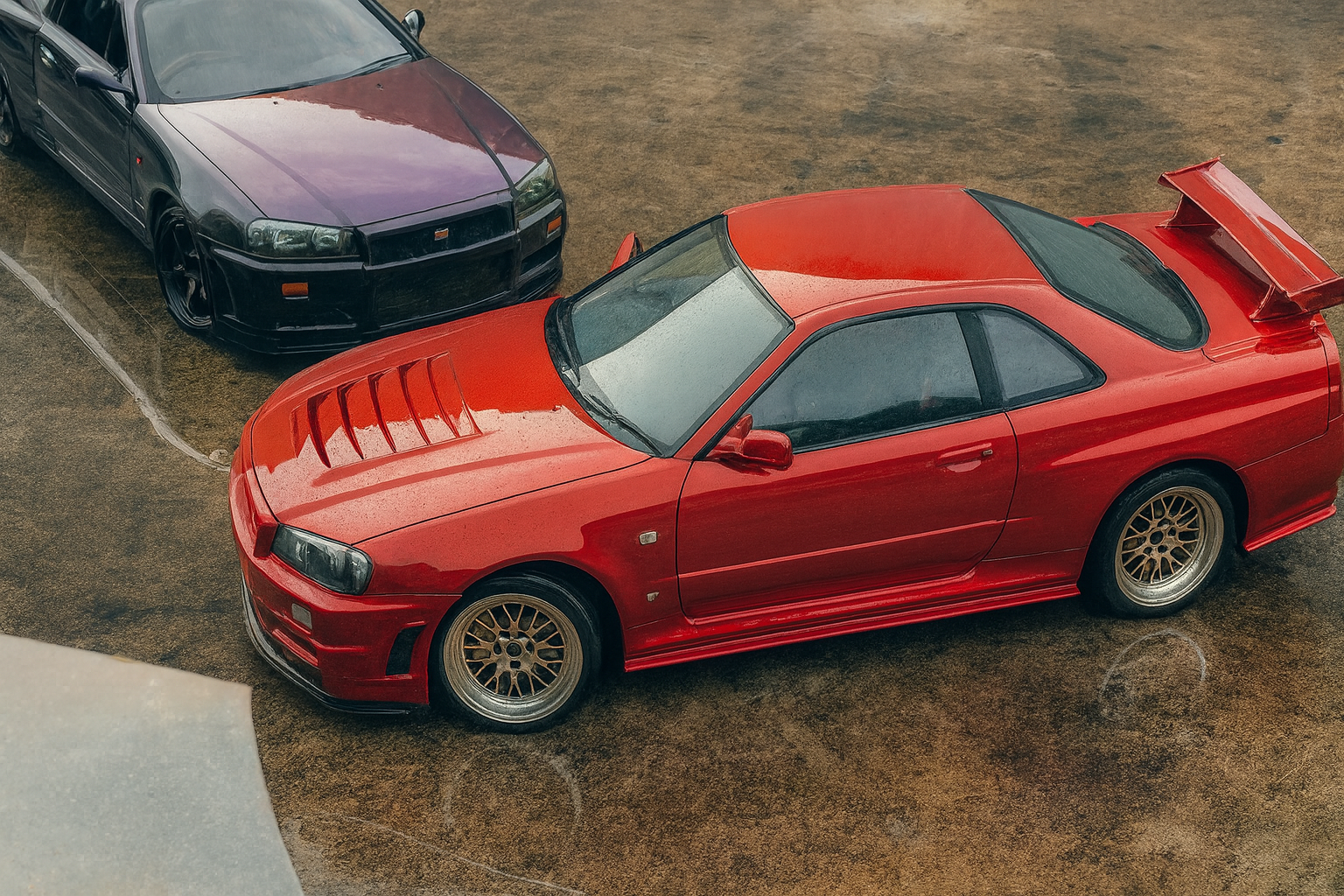 Capo 1/8 Nissan Skyline GT-R R34 Z-Tune Electric RC Model Car – Metal Detailing & LED Lights