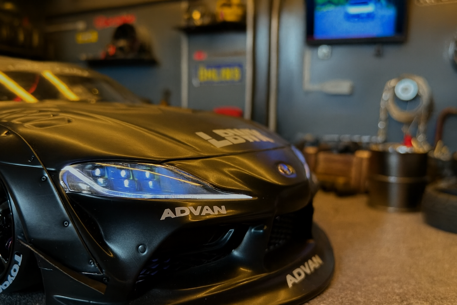 24K RC LB★WORKS Toyota Supra A90 “Daimaou” – 1/10 Widebody Drift Body Shell | Matte Finish | Full Inner Paint