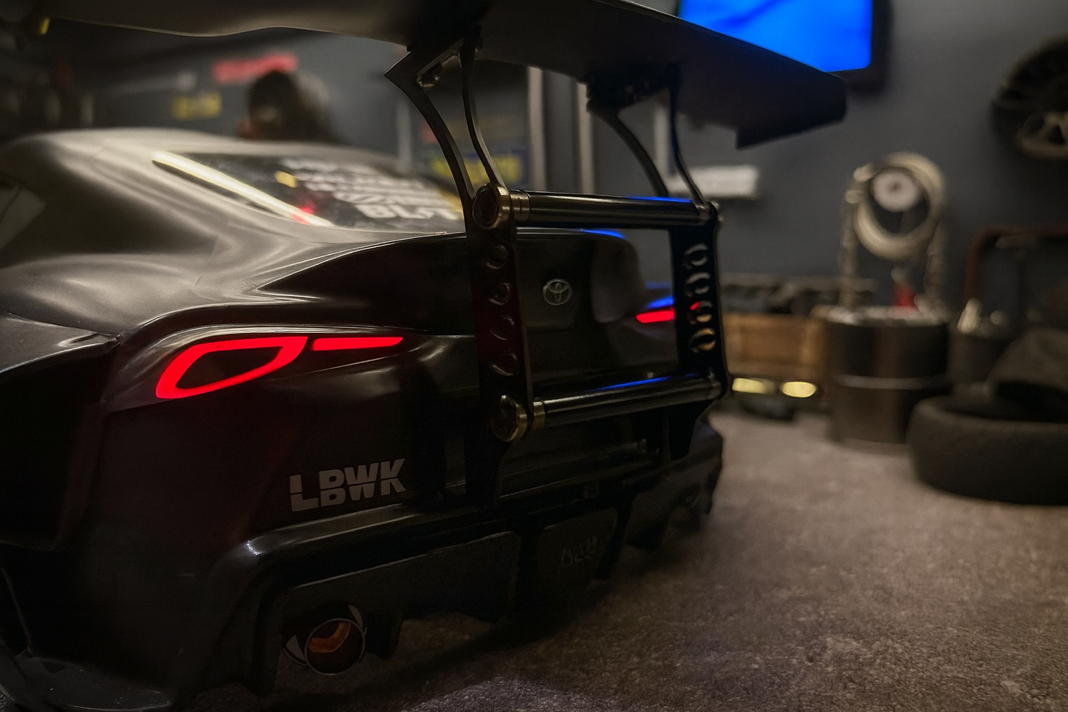 24K RC LB★WORKS Toyota Supra A90 “Daimaou” – 1/10 Widebody Drift Body Shell | Matte Finish | Full Inner Paint