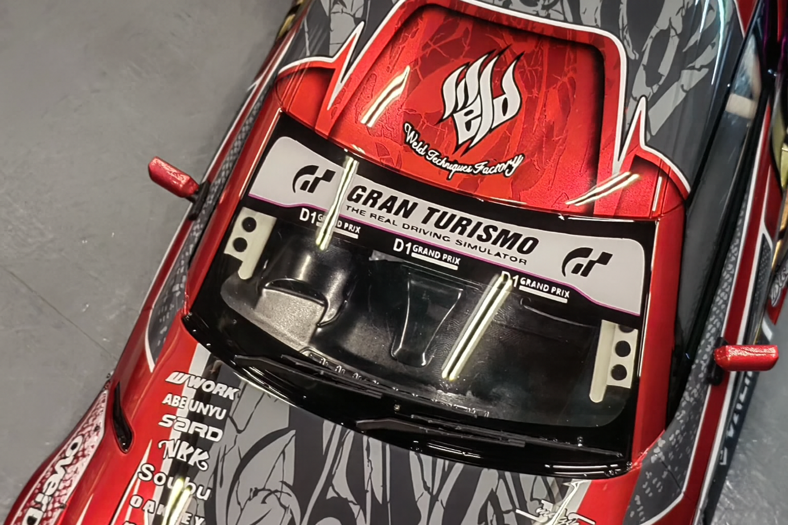 1/10 Toyota GR Supra A90 OD Livery Drift Body Shell – Show Up Paint