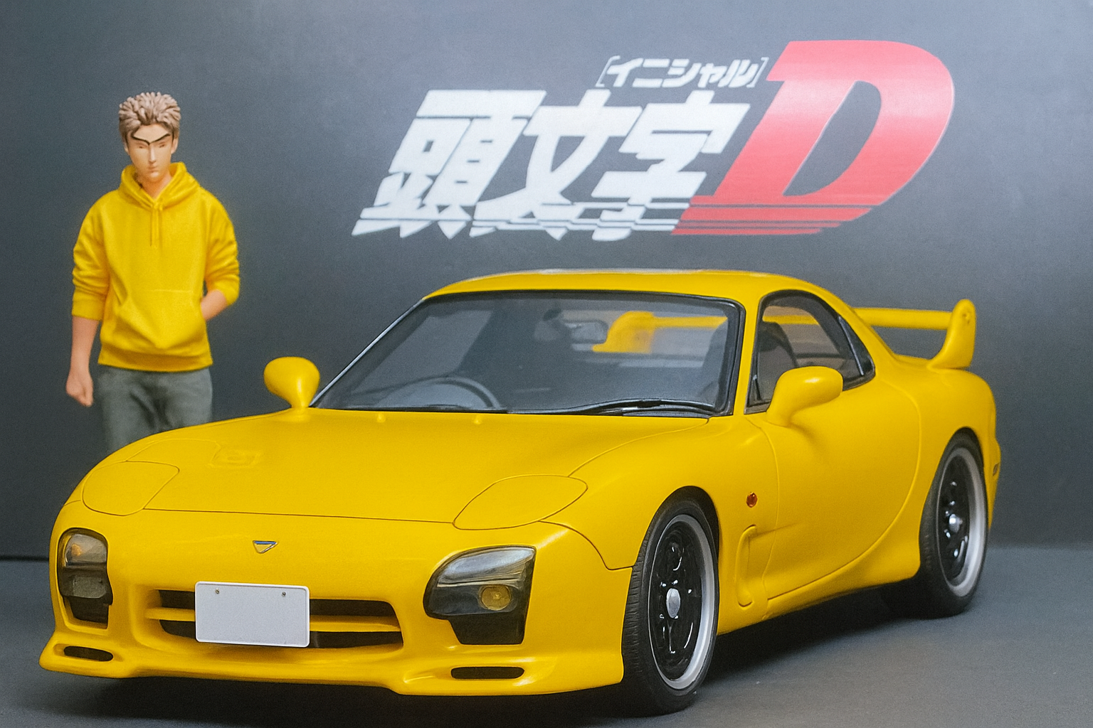1/18 IG Initial D Mazda RX-7 FD3S A-Spec – Keisuke Takahashi Manga Edition | One-of-One Resin Model