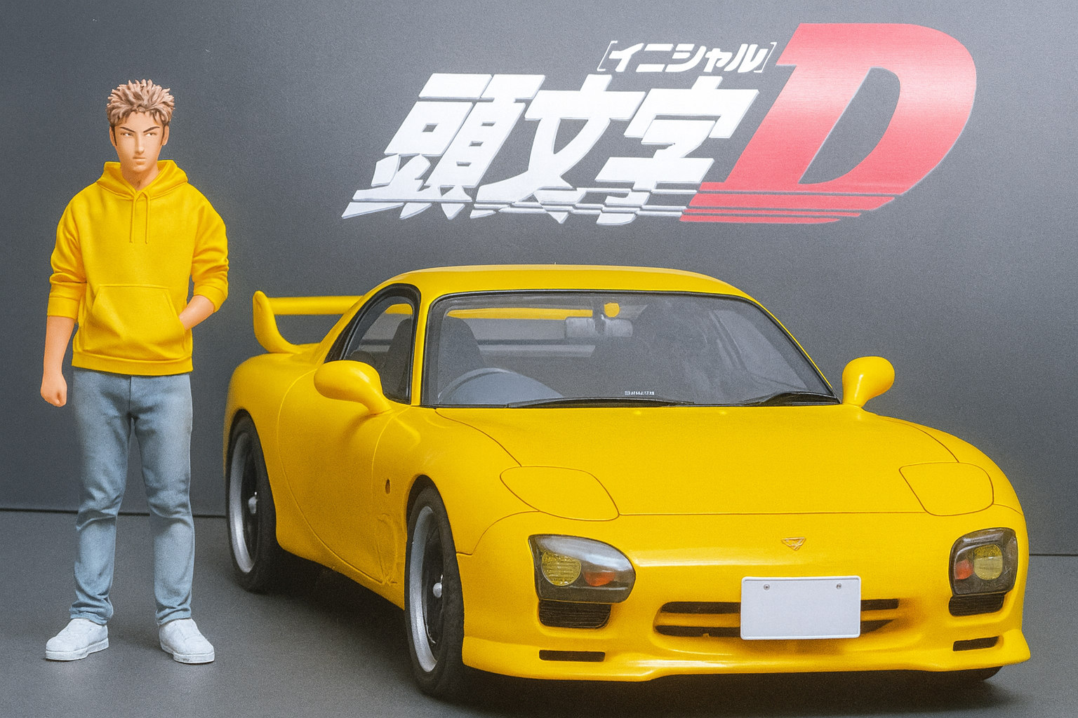 1/18 IG Initial D Mazda RX-7 FD3S A-Spec – Keisuke Takahashi Manga Edition | One-of-One Resin Model