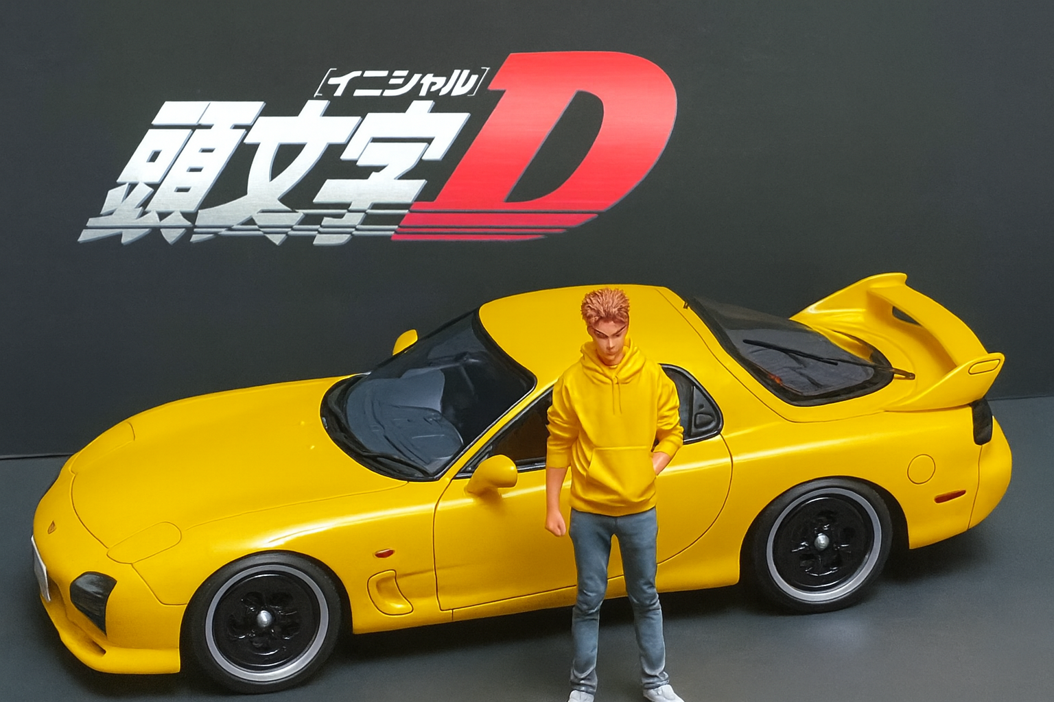 1/18 IG Initial D Mazda RX-7 FD3S A-Spec – Keisuke Takahashi Manga Edition | One-of-One Resin Model