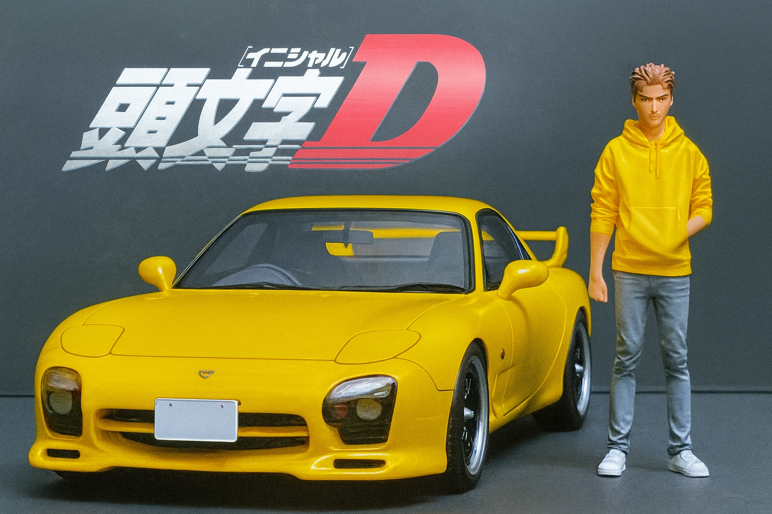 1/18 IG Initial D Mazda RX-7 FD3S A-Spec – Keisuke Takahashi Manga Edition | One-of-One Resin Model