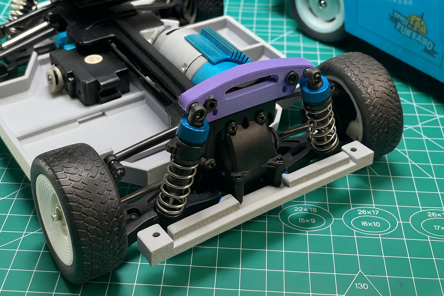 1/14 Custom 4WD RC Chassis Kit – Modified WLtoys Platform for Minions Popcorn Car | Includes Electronics & Remote (No Battery)