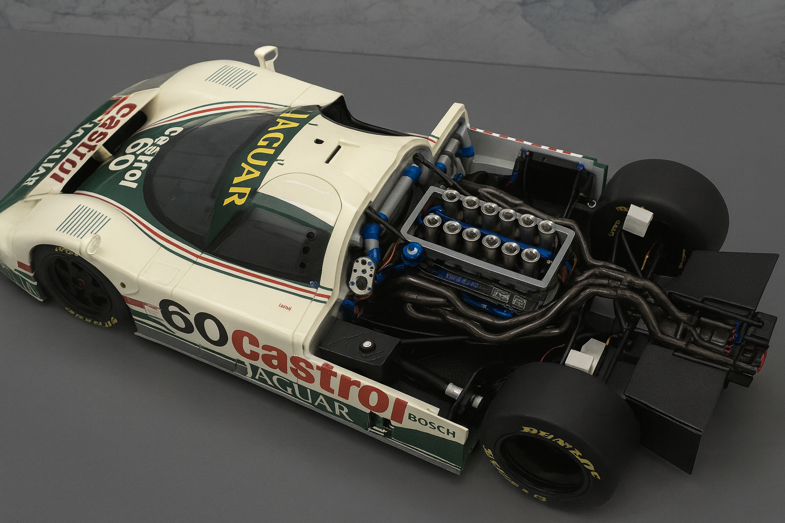 RAR 1/8 Jaguar XJR-9 Castrol Le Mans 1988 Champion V12 – Real Art Replicas Resin Model | Ultra Rare Collector’s Edition