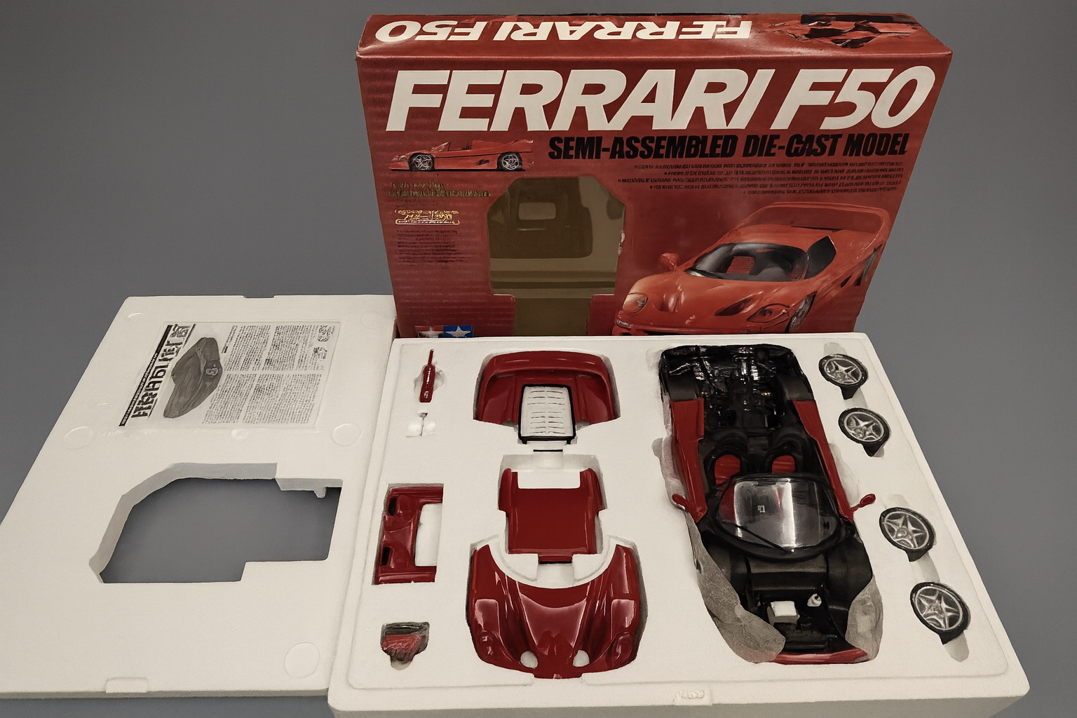 Tamiya Ferrari F50 1/12 Scale Collector’s Model – Rare Static Display Car (In Stock, Limited Availability)