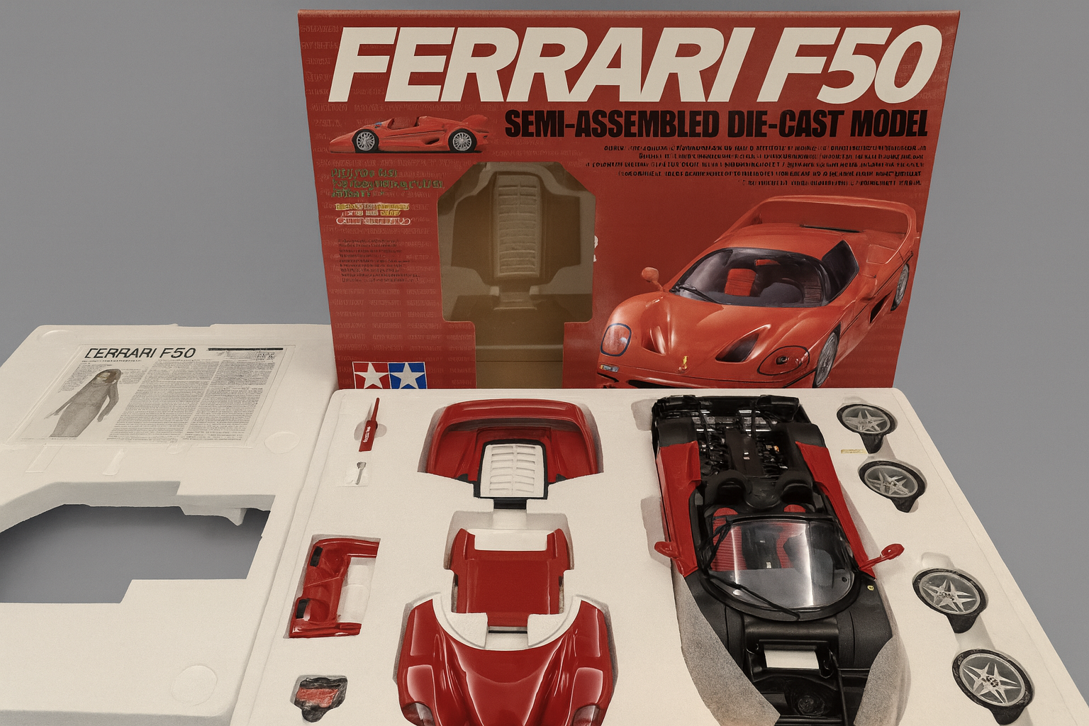 Tamiya Ferrari F50 1/12 Scale Collector’s Model – Rare Static Display Car (In Stock, Limited Availability)