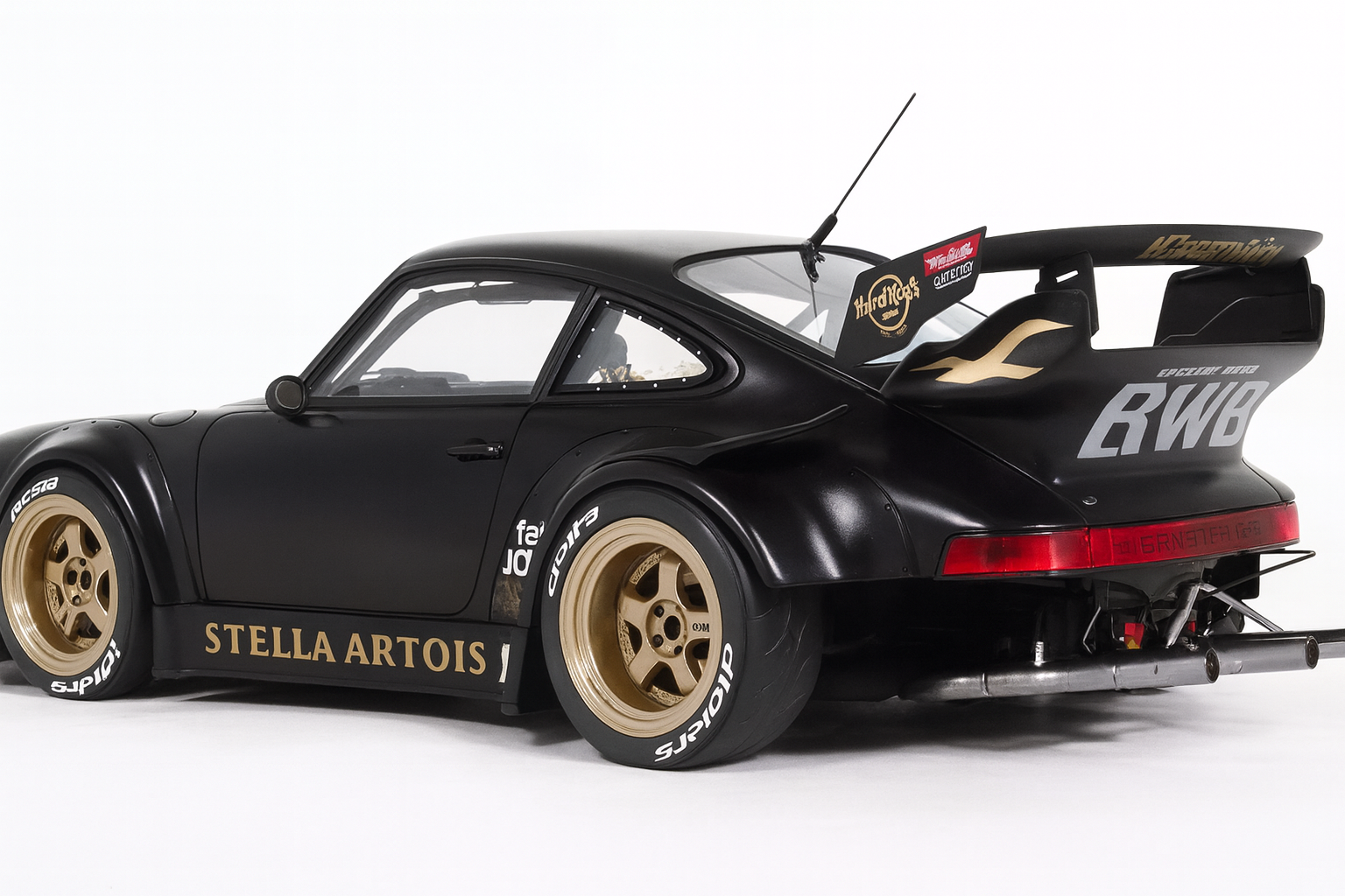 1/24 RWB Porsche 911 (930) Resin Widebody Kit with Exhaust – Fits Tamiya | 3D-Printed Resin Upgrade