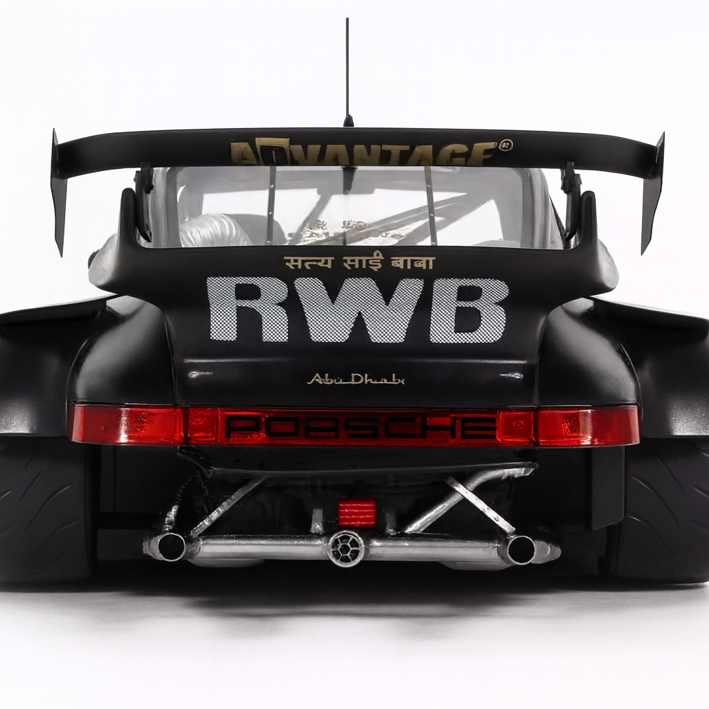 1/24 RWB Porsche 911 (930) Resin Widebody Kit with Exhaust – Fits Tamiya | 3D-Printed Resin Upgrade