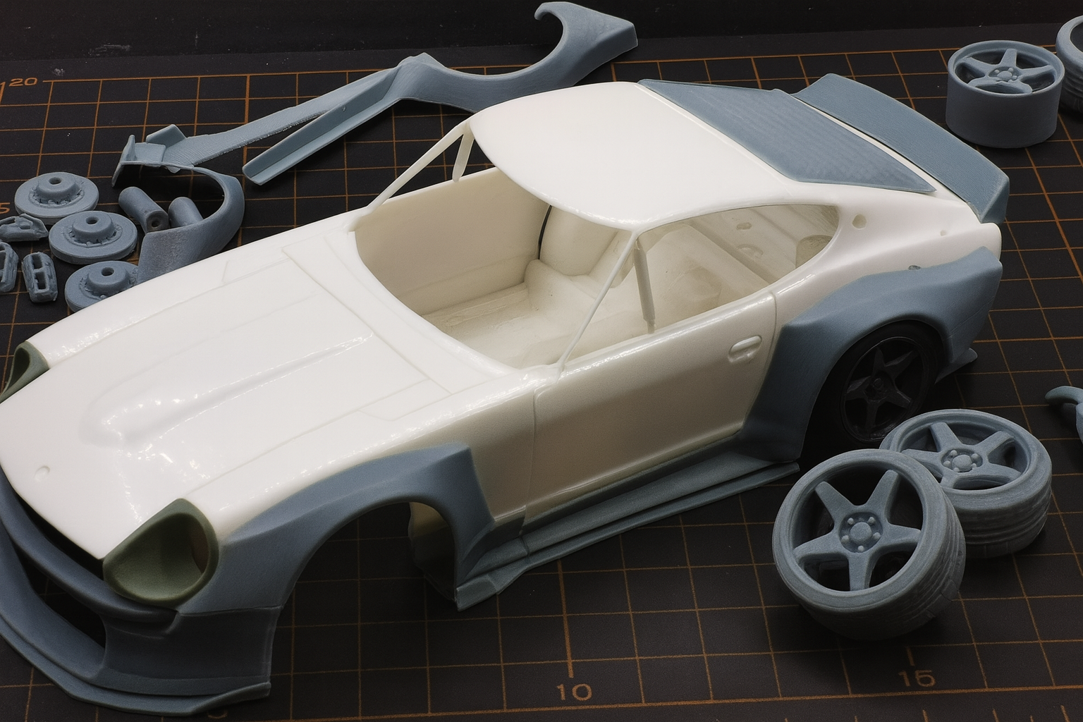1/24 Nissan Fairlady 240Z Resin Widebody Kit – Fits Tamiya 24360 / 24367 | 3D-Printed Resin Upgrade