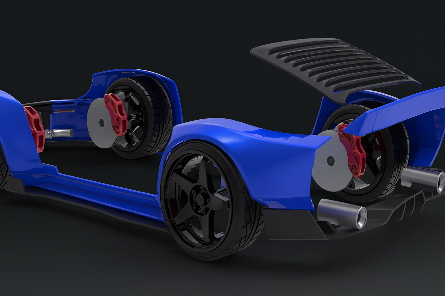 1/24 Nissan Fairlady 240Z Resin Widebody Kit – Fits Tamiya 24360 / 24367 | 3D-Printed Resin Upgrade