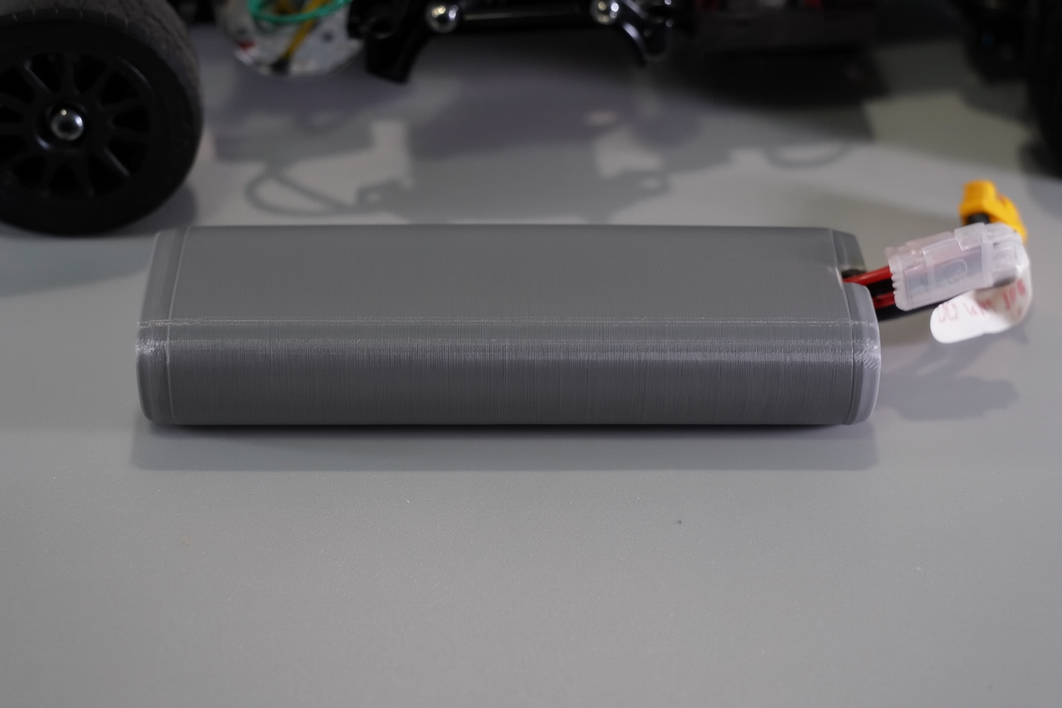 TAMIYA TT-02 Battery Case – 3D Printed Holder for 2200mAh Round Pack | 120×33×17.8mm