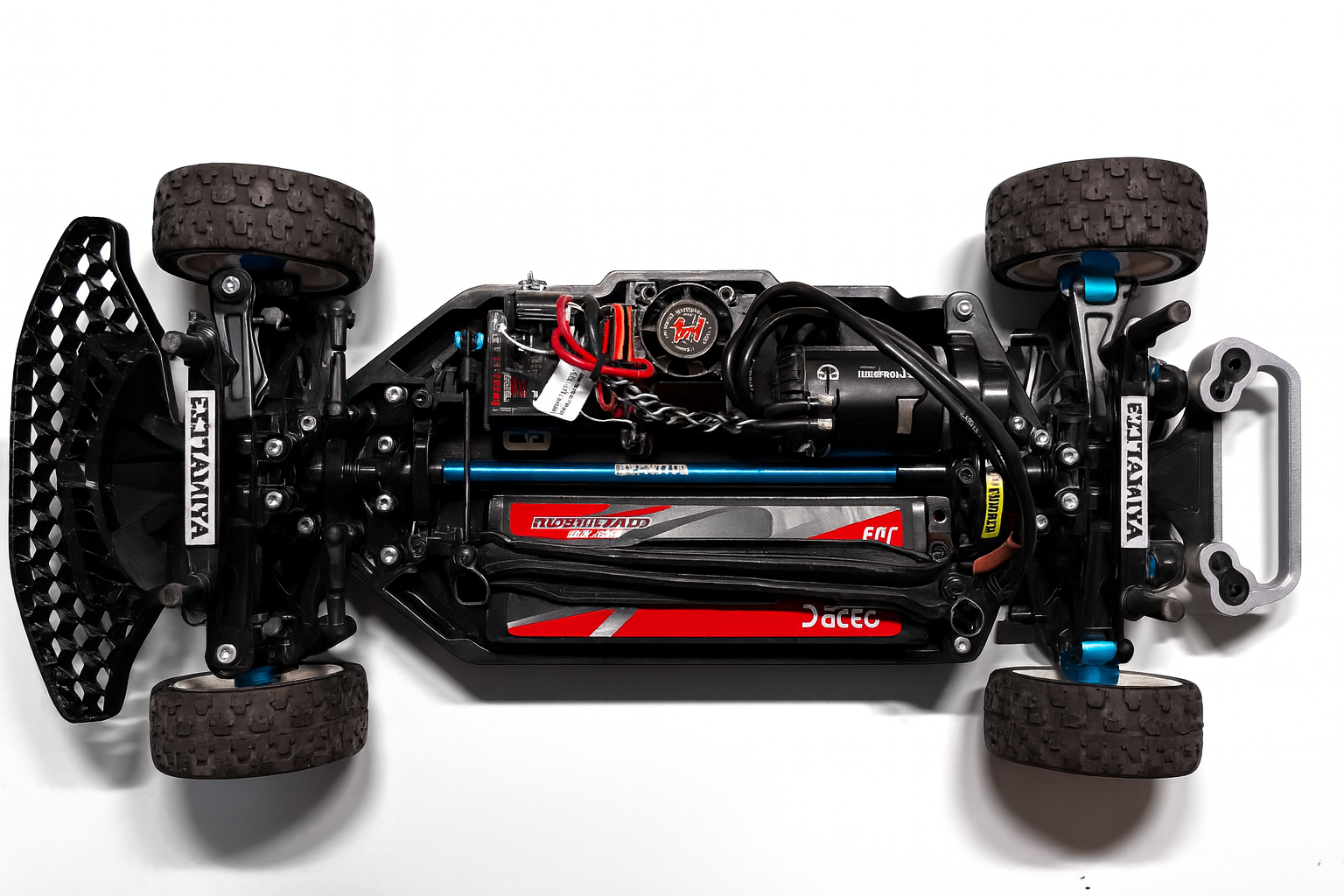 TAMIYA TT-01 / TT-02 Chassis Rear Carry Handle – Upgraded TPU Soft Rubber