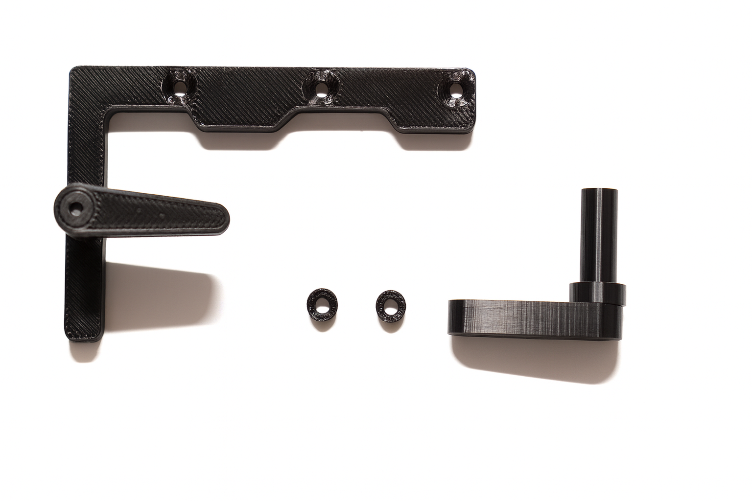 TAMIYA TT-02 Short Battery Mount – PETG Bracket for 96×47×26mm Packs | Front / Mid / Rear Options