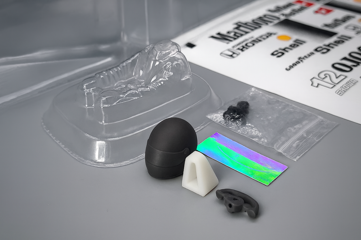 1/10 F1 RC Body Shell – McLaren MP4/4 Senna Tribute | Fits XRAY X1, TAMIYA F104, TRF104, Roche F1