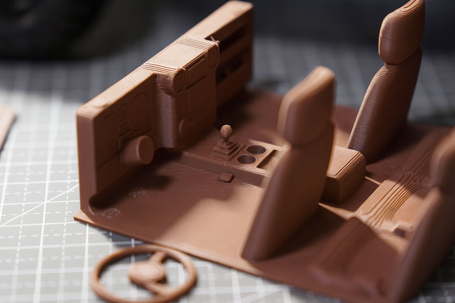 TRAXXAS TRX-4M 1/18 Land Rover Defender Interior Kit – Realistic Clip-On, No-Drill Install (Body Not Included)