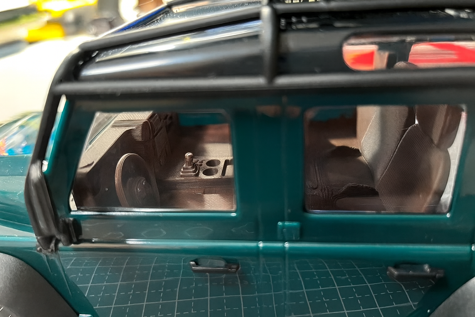 TRAXXAS TRX-4M 1/18 Land Rover Defender Interior Kit – Realistic Clip-On, No-Drill Install (Body Not Included)