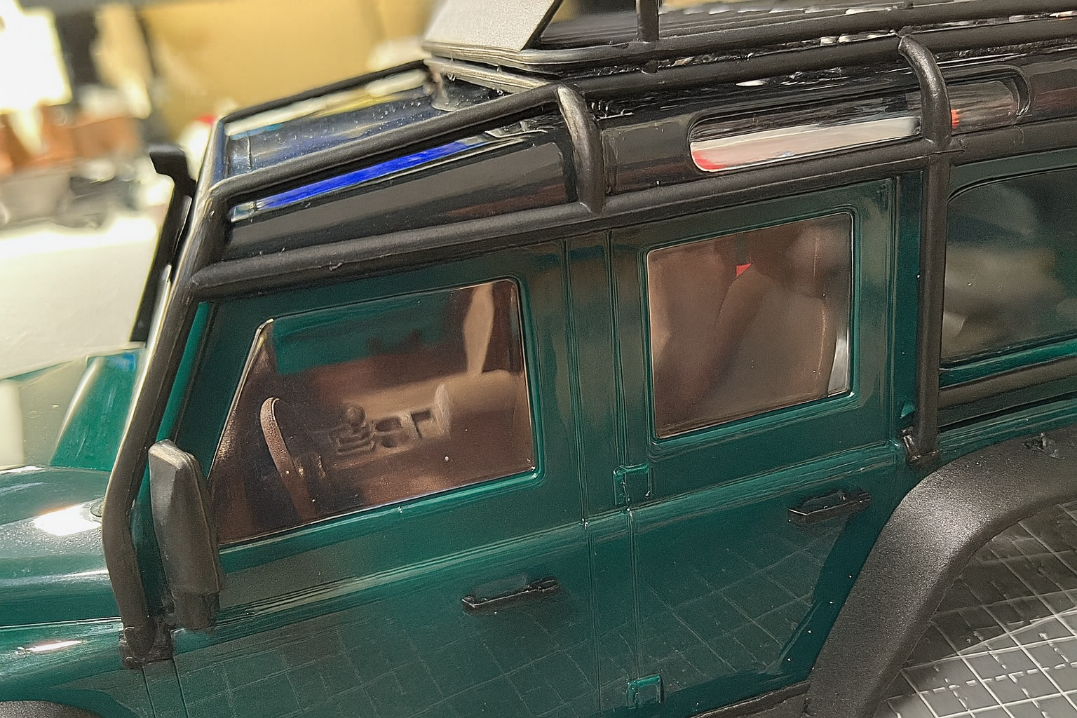 TRAXXAS TRX-4M 1/18 Land Rover Defender Interior Kit – Realistic Clip-On, No-Drill Install (Body Not Included)