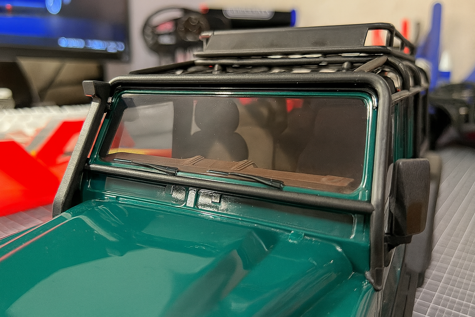TRAXXAS TRX-4M 1/18 Land Rover Defender Interior Kit – Realistic Clip-On, No-Drill Install (Body Not Included)