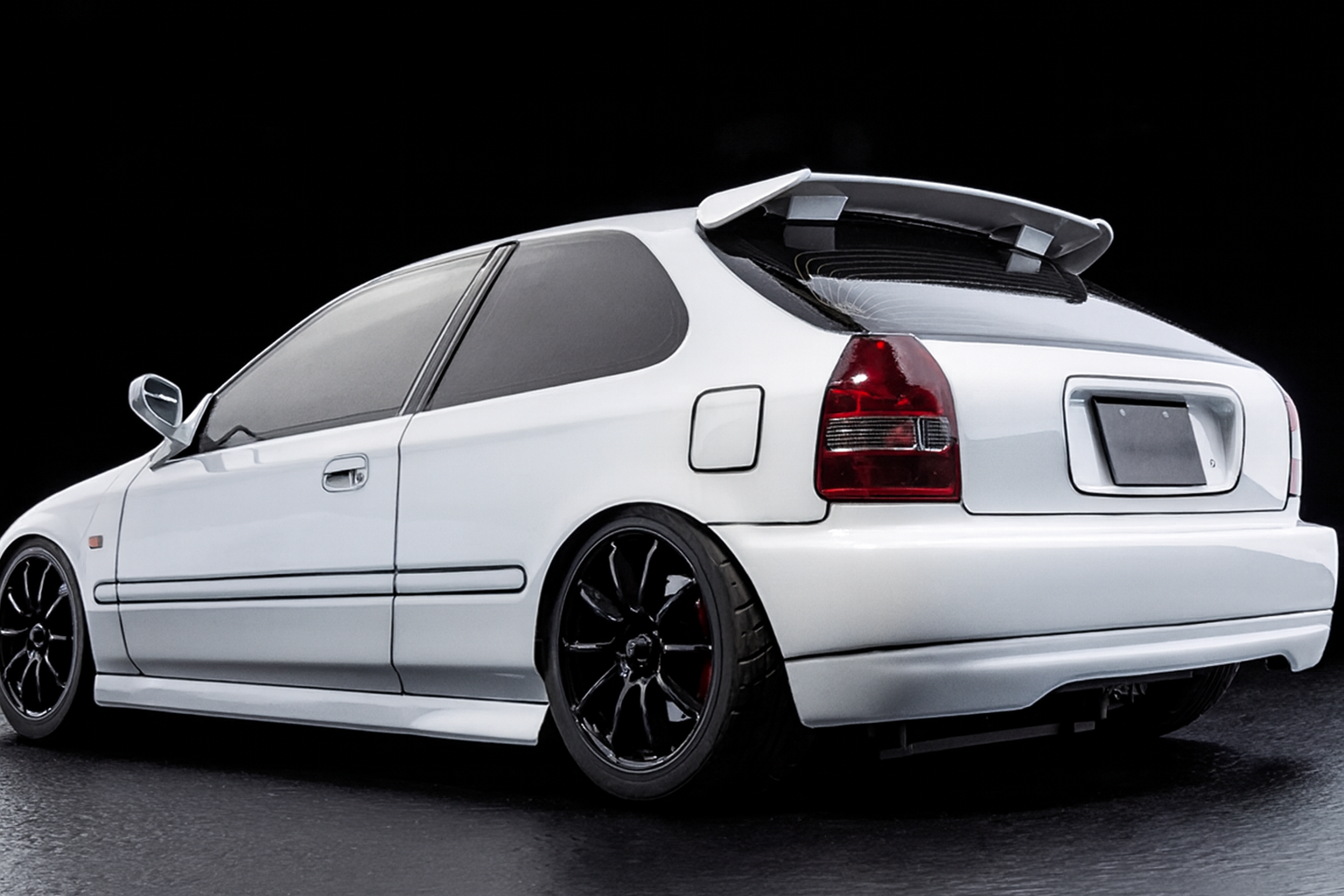 MST Honda Civic EK9 Widebody Clear Body Shell – 1/10 Drift & Touring | 257mm Wheelbase, 198mm Width