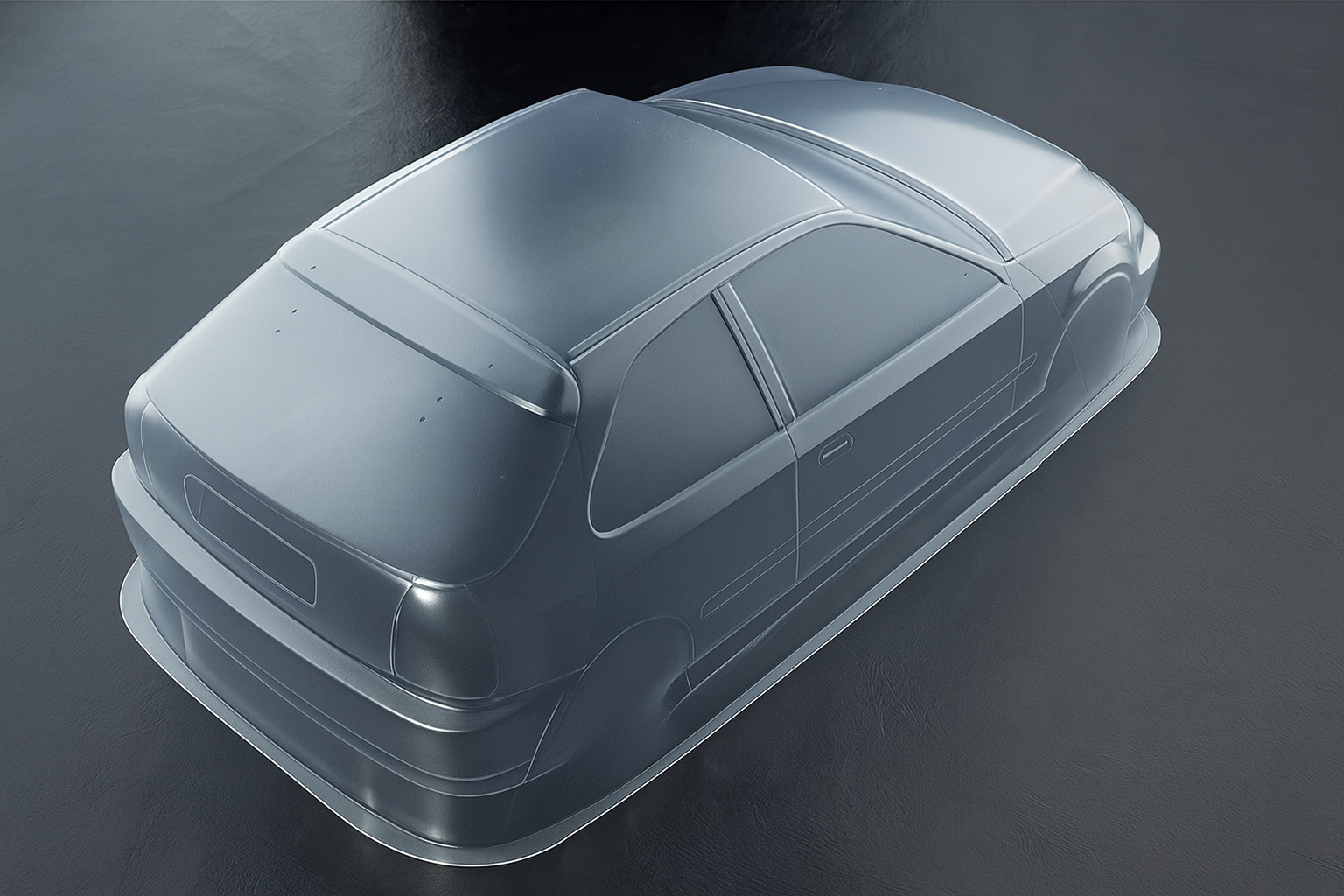 MST Honda Civic EK9 Widebody Clear Body Shell – 1/10 Drift & Touring | 257mm Wheelbase, 198mm Width