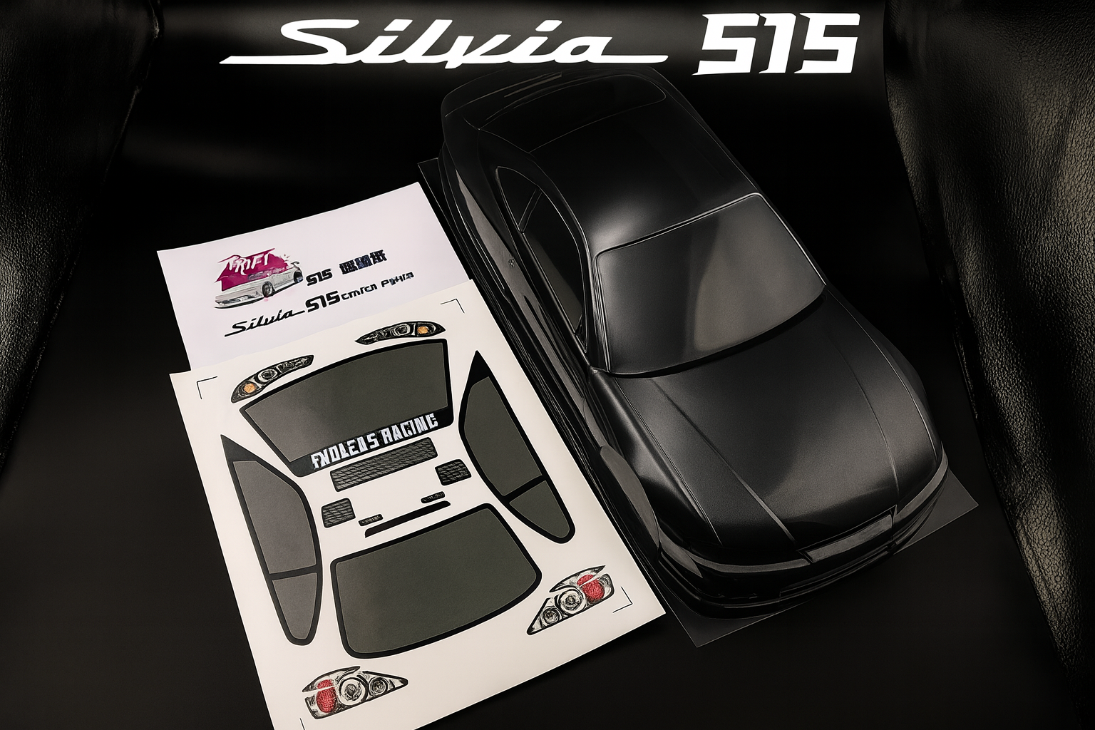 Nissan Silvia S15 NISMO Clear PVC Drift Body Shell (Unassembled) – 1/10 | 260mm Wheelbase, 190mm Width
