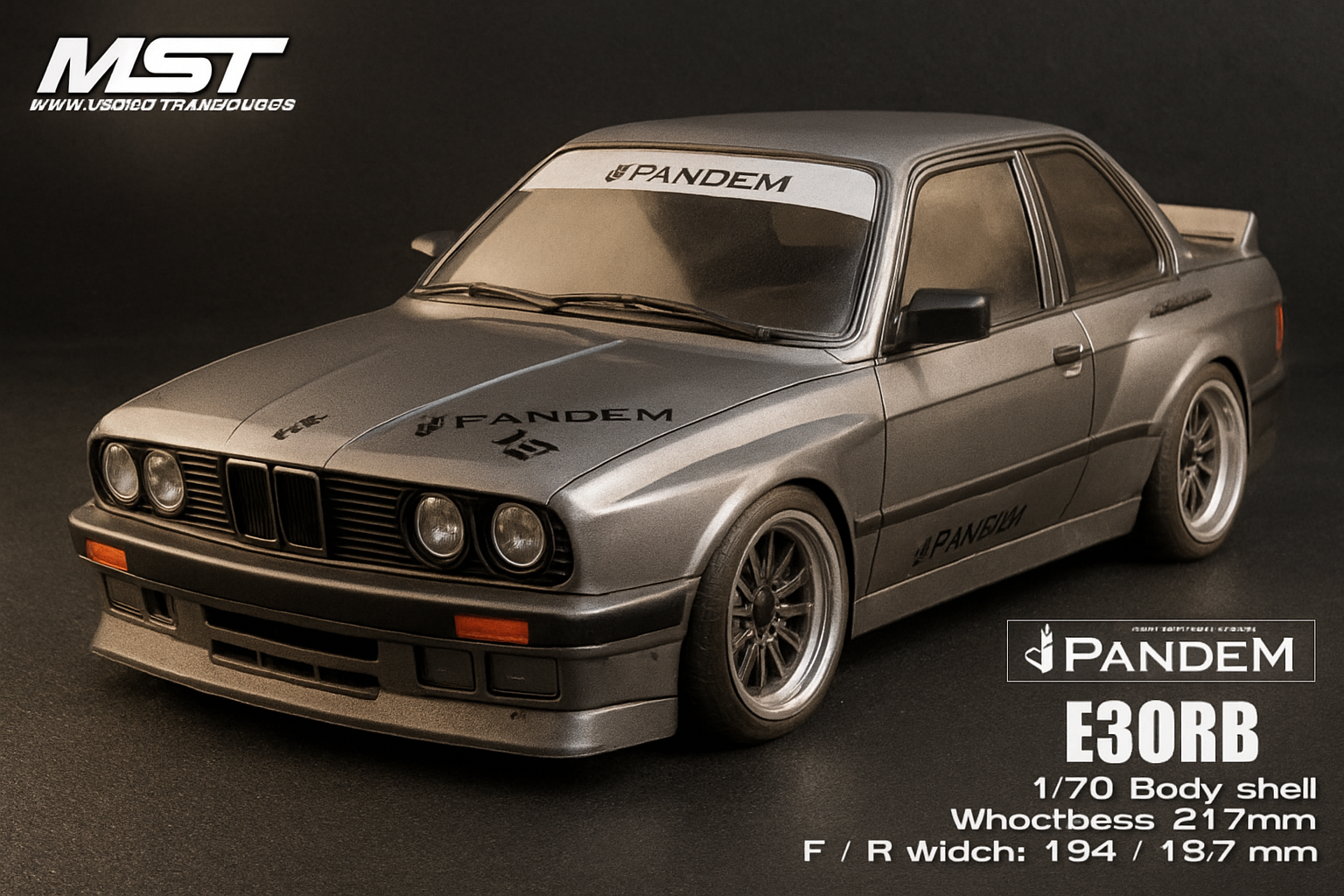 MST RMX 2.0 RTR E30RB — 1/10 Brushless RC Drift Car with Tunable RWD Chassis (Deep Blue / Gray)