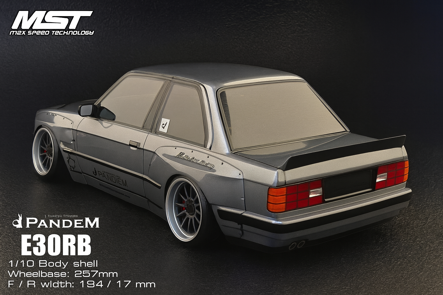 MST RMX 2.0 RTR E30RB — 1/10 Brushless RC Drift Car with Tunable RWD Chassis (Deep Blue / Gray)