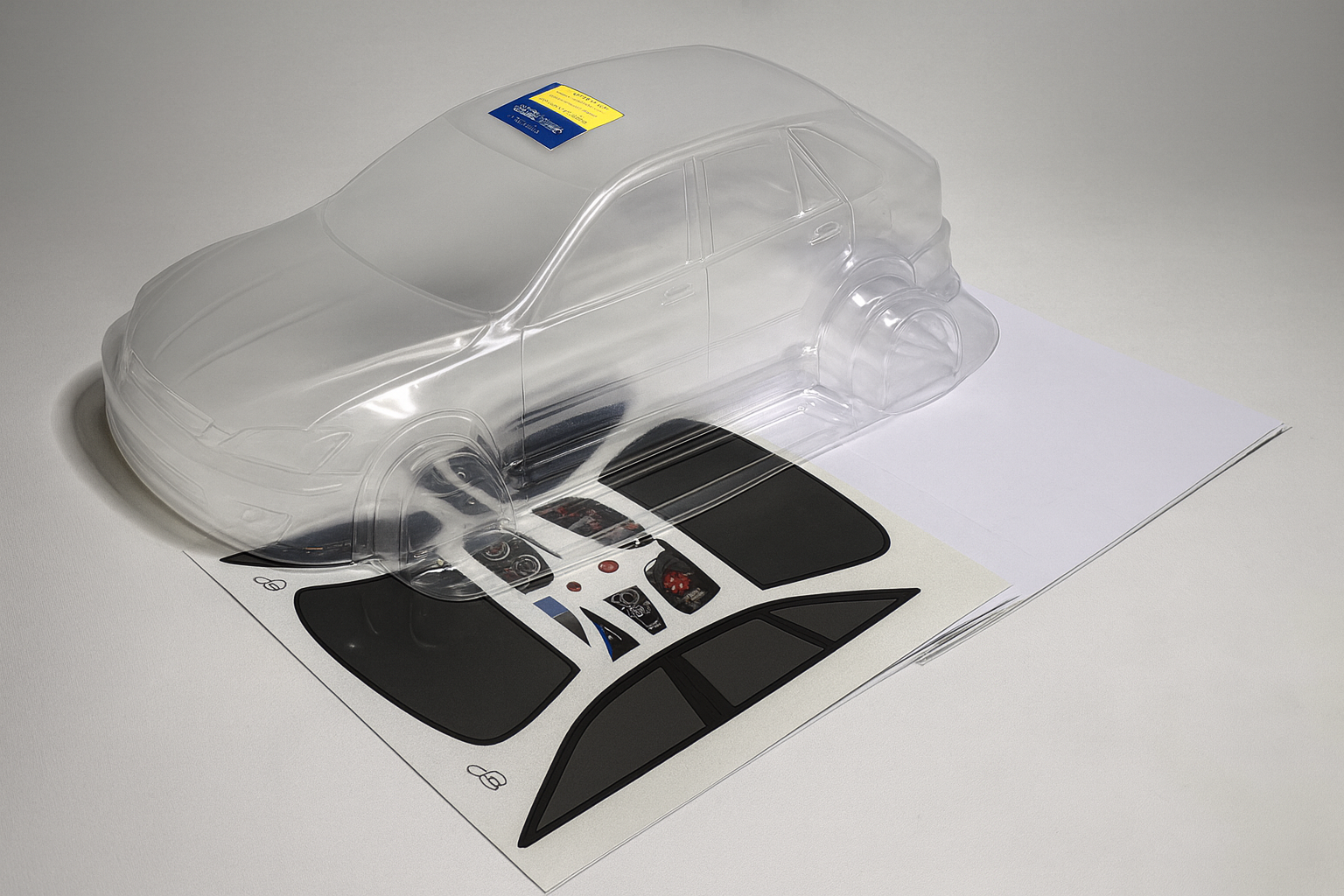 APlastics Toyota Altezza Gita Wagon Body Shell (Unpainted) – 1/10 RC Drift & Touring | Clear Lexan with Light Buckets