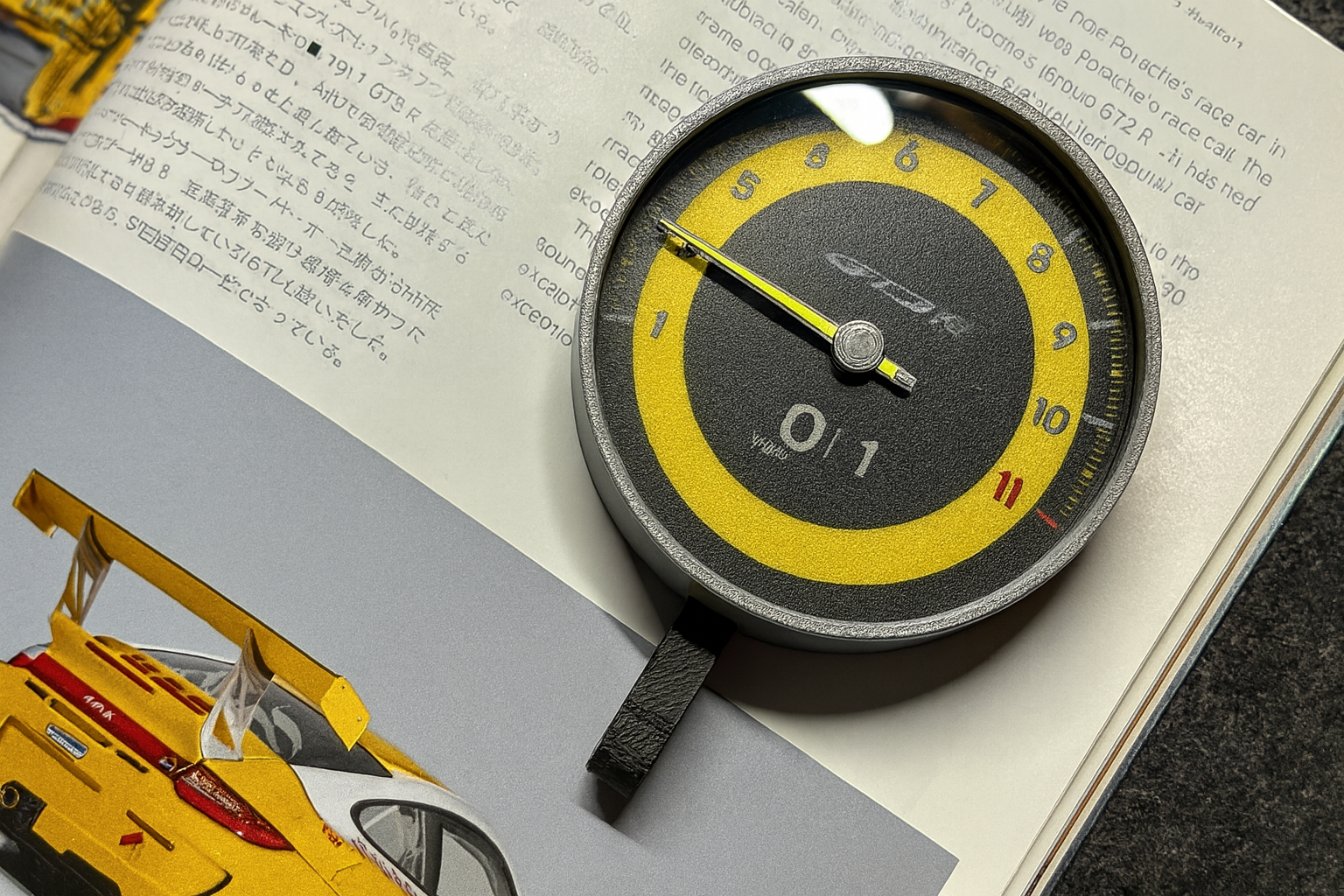 Porsche 911 GT3 RS Tachometer Key Hook – RPM Gauge Inspired Wall Mount