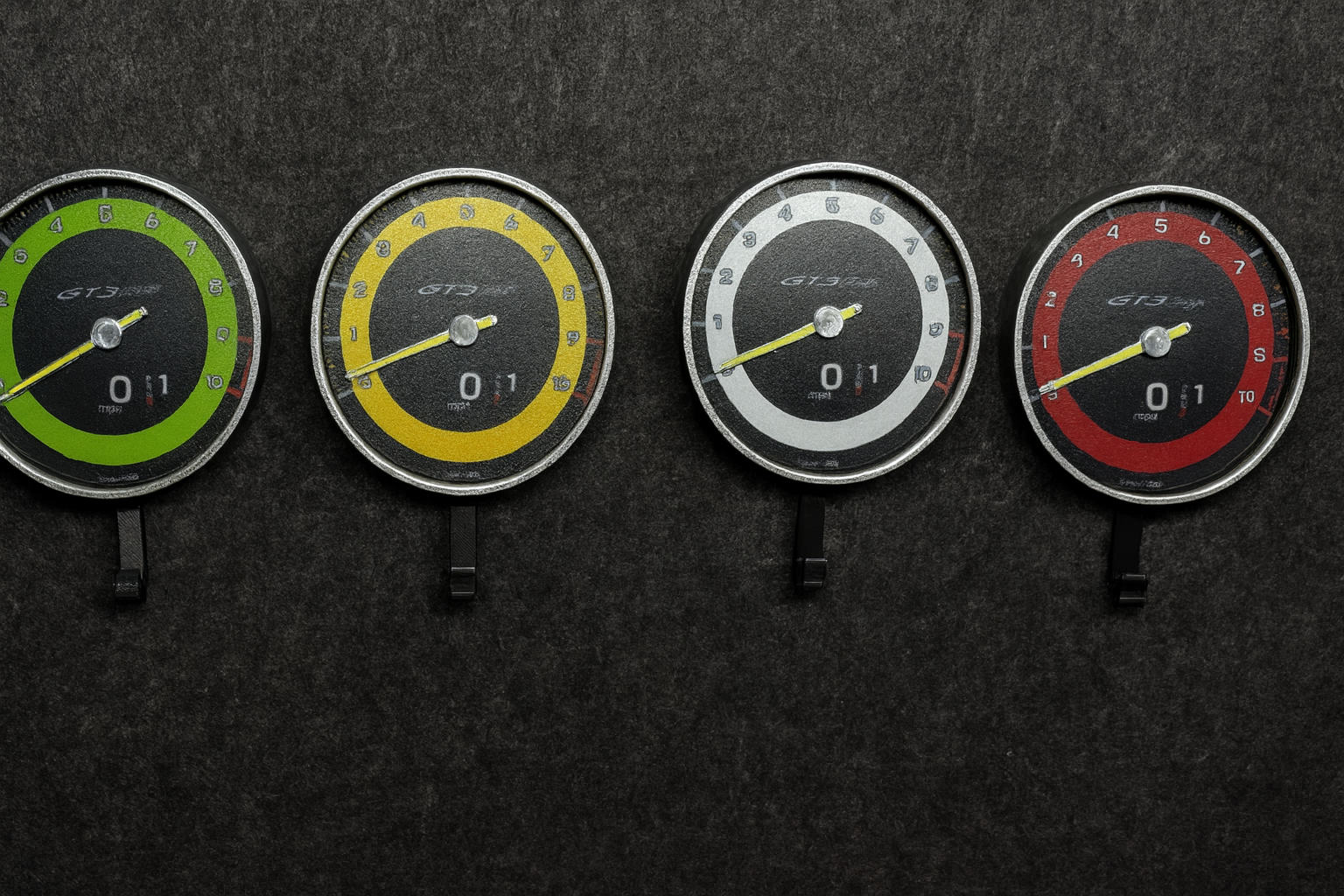 Porsche 911 GT3 RS Tachometer Key Hook – RPM Gauge Inspired Wall Mount